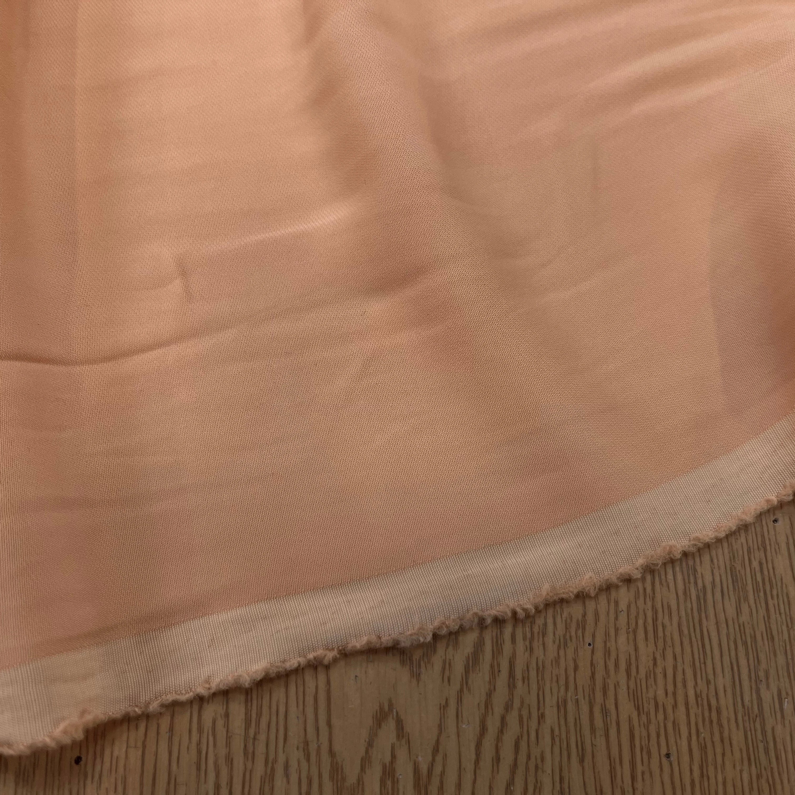 CREPE VISCOSE FROIDE FLUIDE ORANGE SUNSET 122CM STRETCH - My Little Coupon