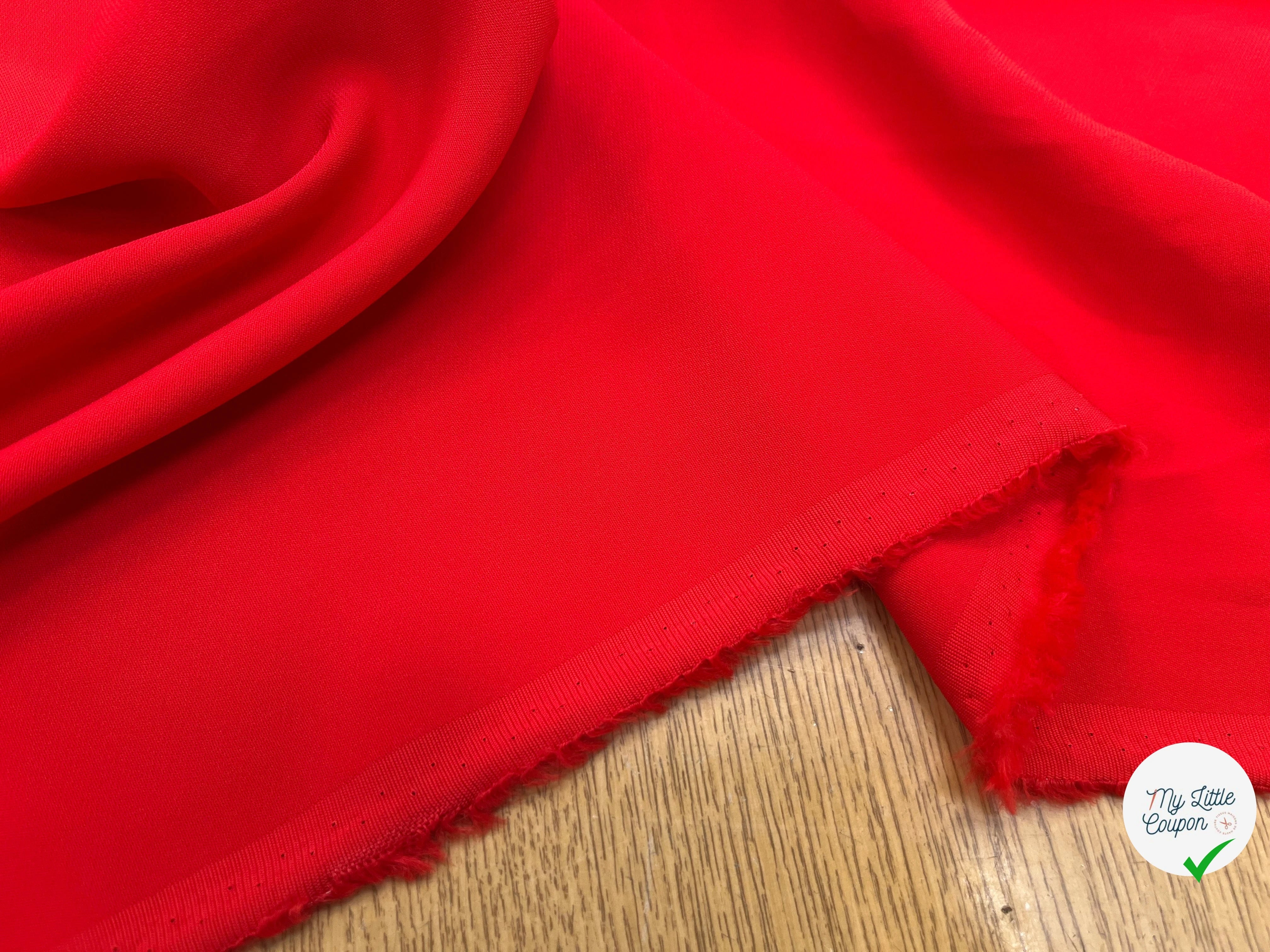 CREPE VISCOSE FROIDE POPPY 130CM - My Little Coupon