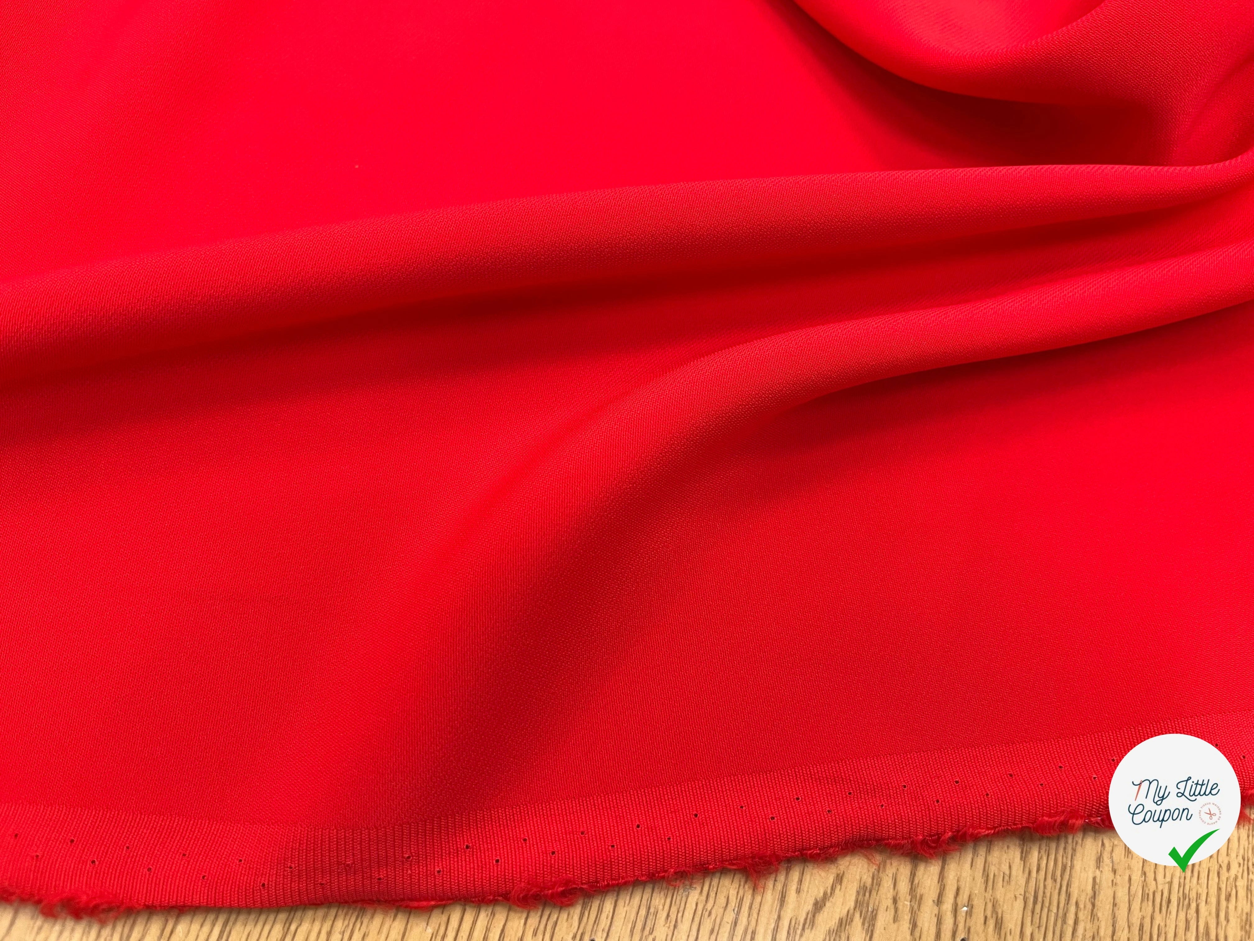 CREPE VISCOSE FROIDE POPPY 130CM - My Little Coupon