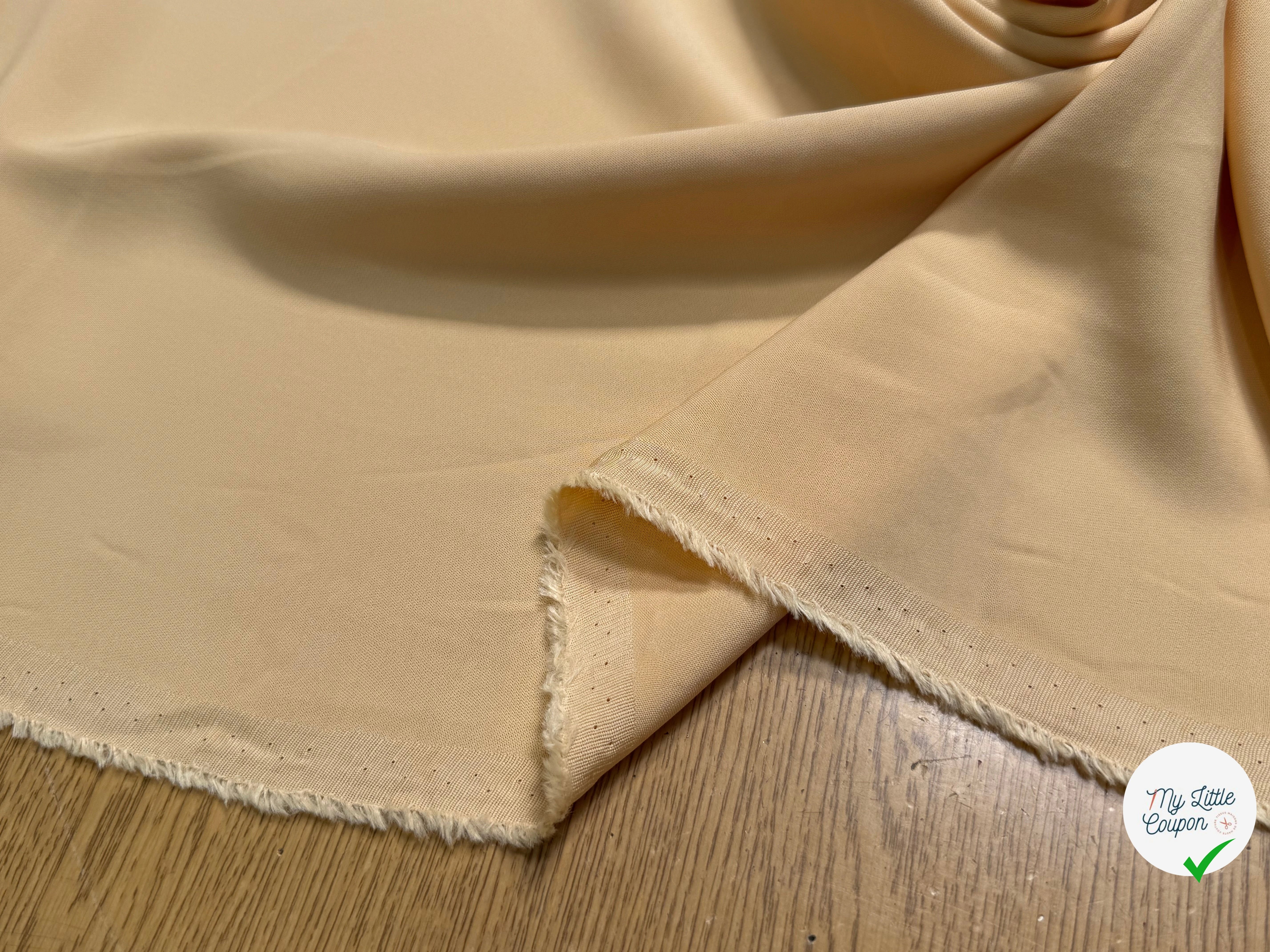 CREPE VISCOSE LOURD BEAU TOMBÉ PÊCHE GLACÉ - My Little Coupon