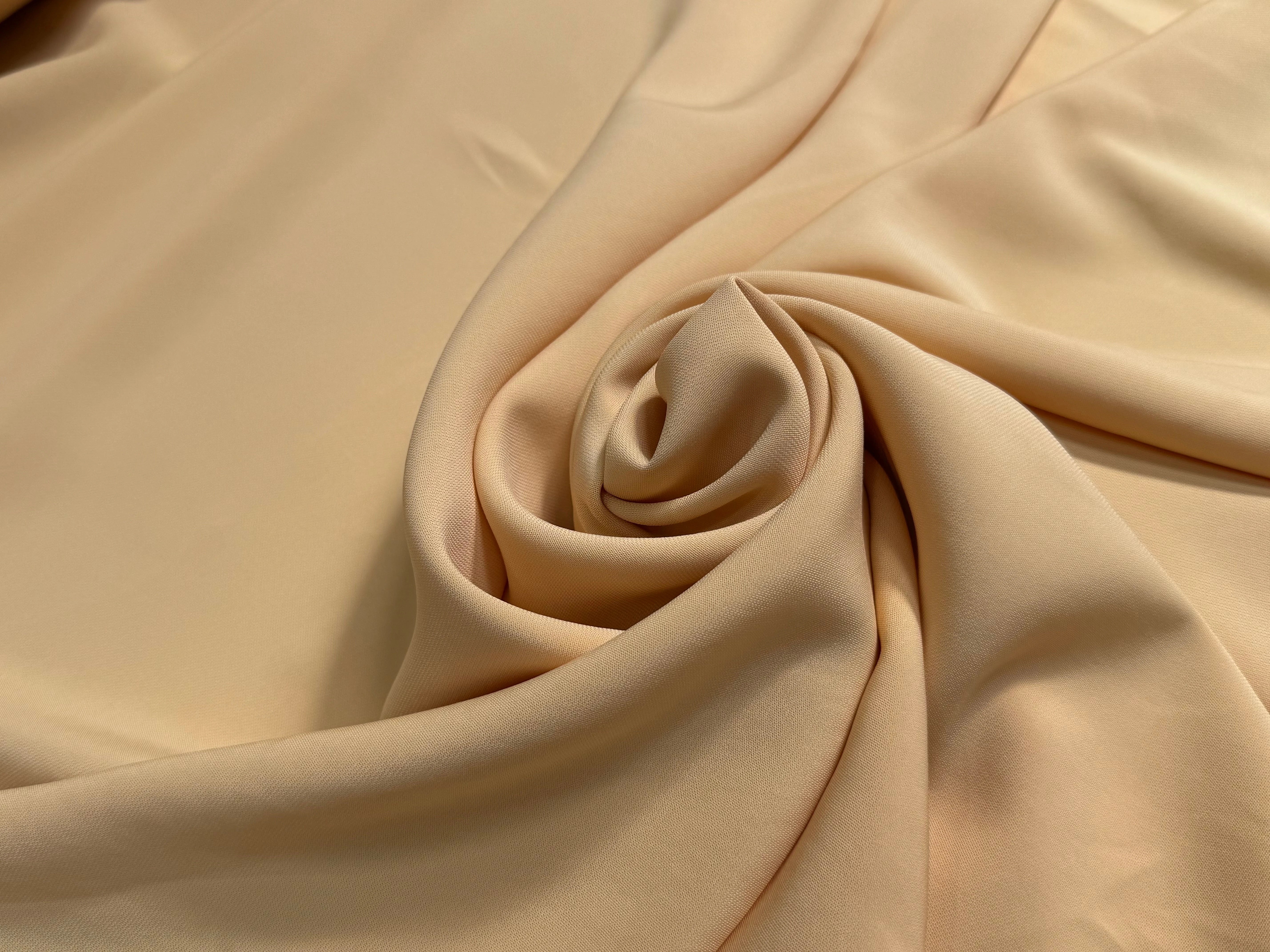 CREPE VISCOSE LOURD BEAU TOMBÉ PÊCHE GLACÉ - My Little Coupon