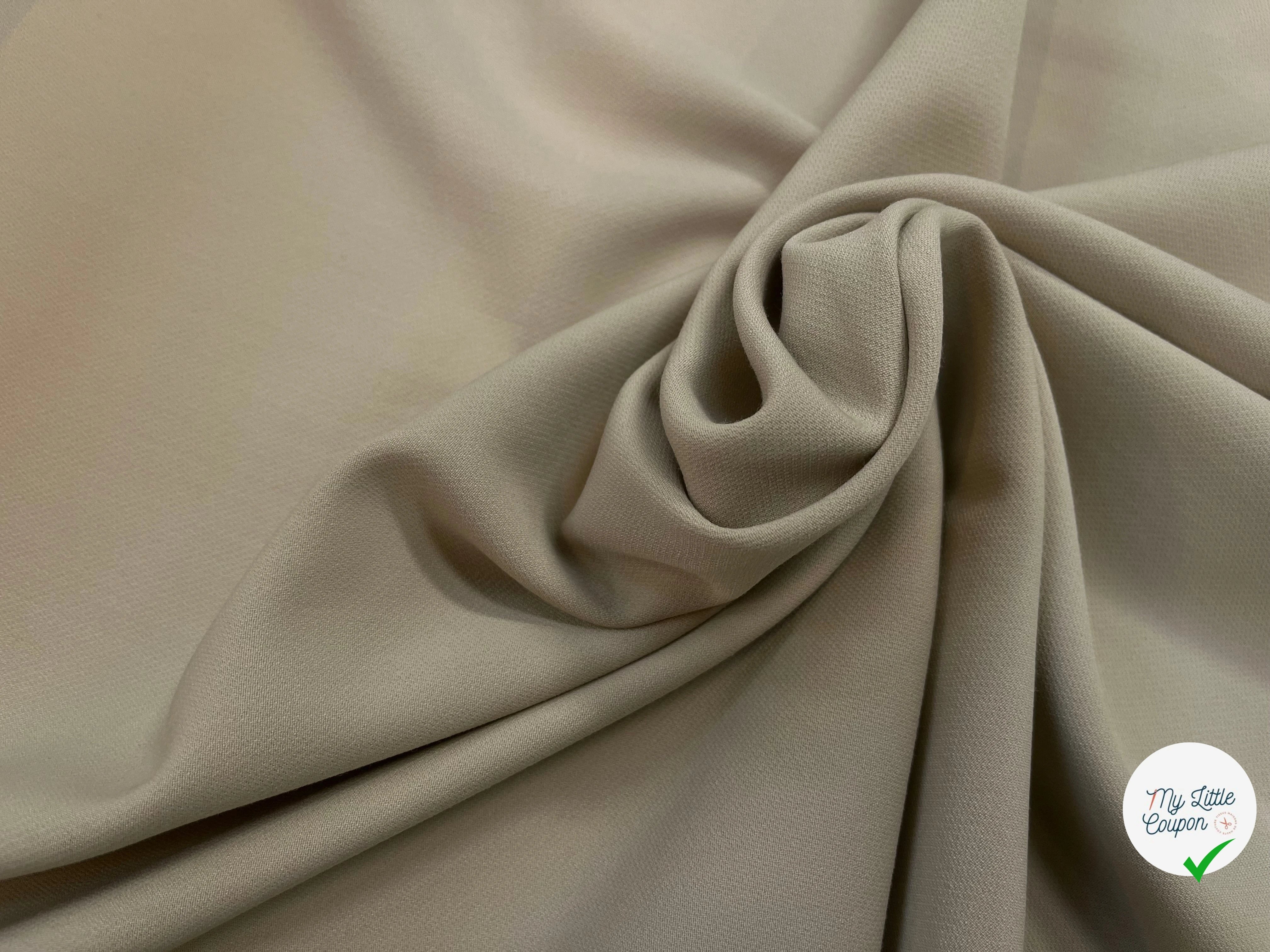 CREPE VISCOSE LOURD SABLE ULTRA STRETCH - My Little Coupon