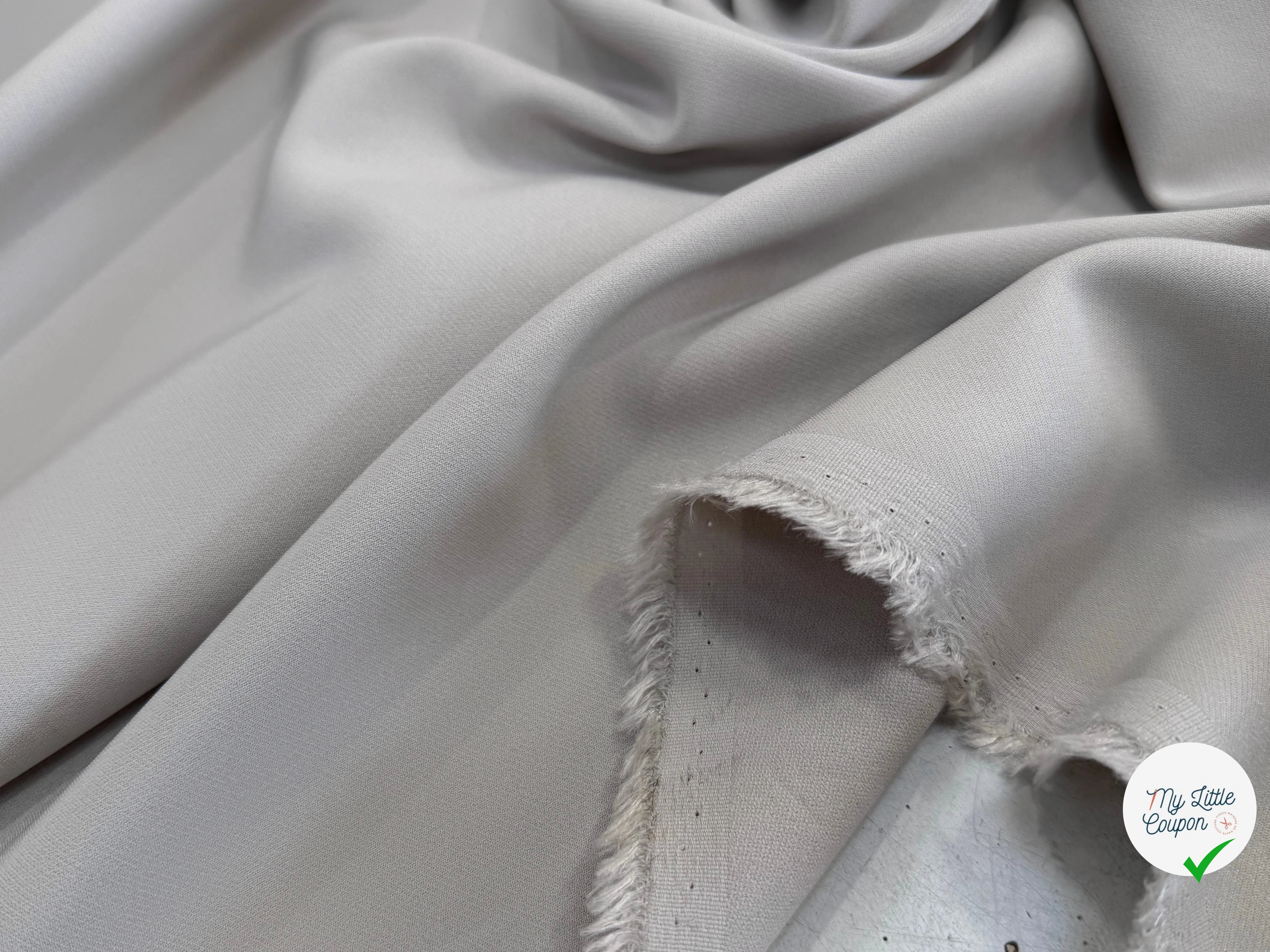 CREPE VISCOSE LOURD STRETCH BEAU TOMBÉ BEIGE TAUPE ULTRA CHIC - My Little Coupon