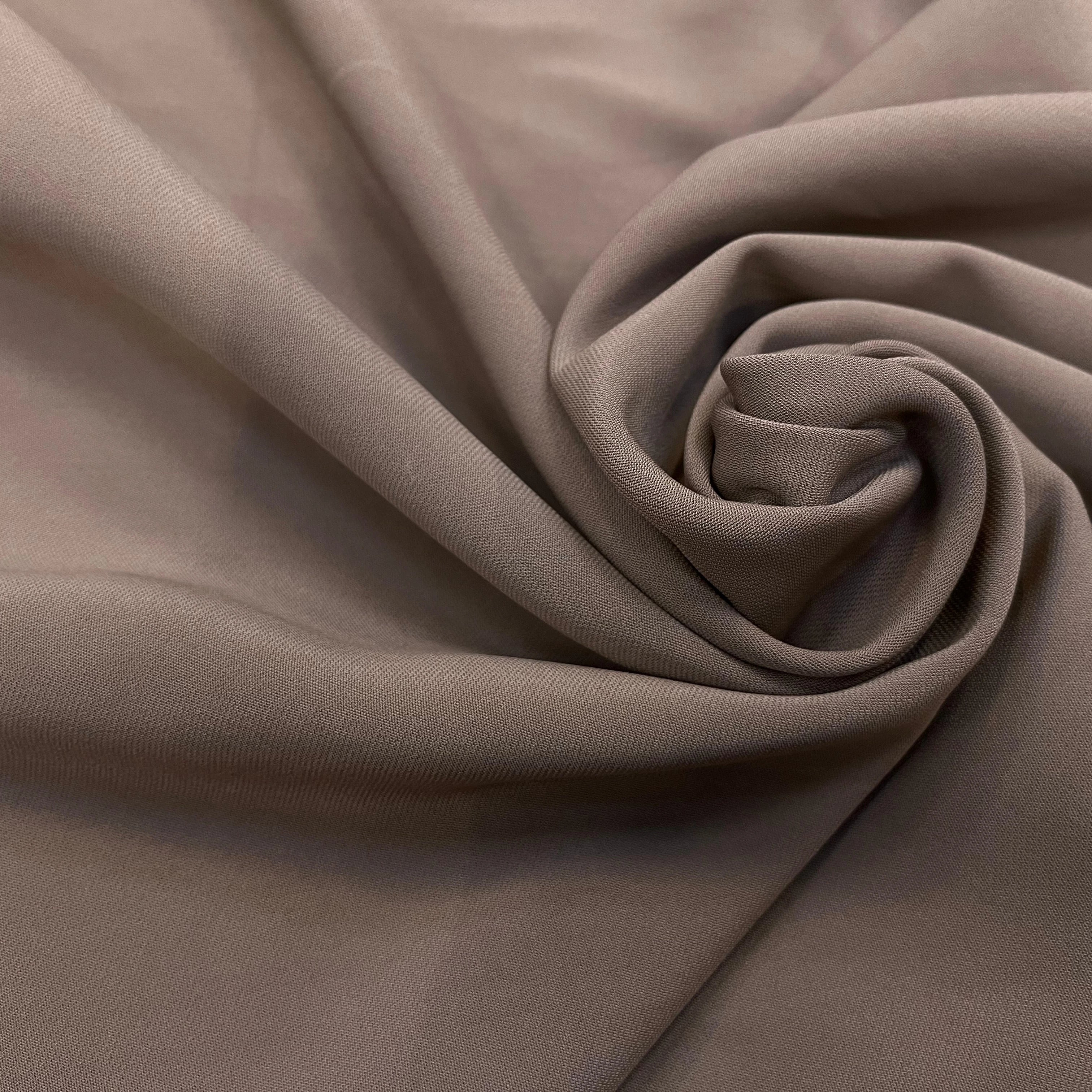CREPE VISCOSE LOURD TRUFFLE 114CM - My Little Coupon