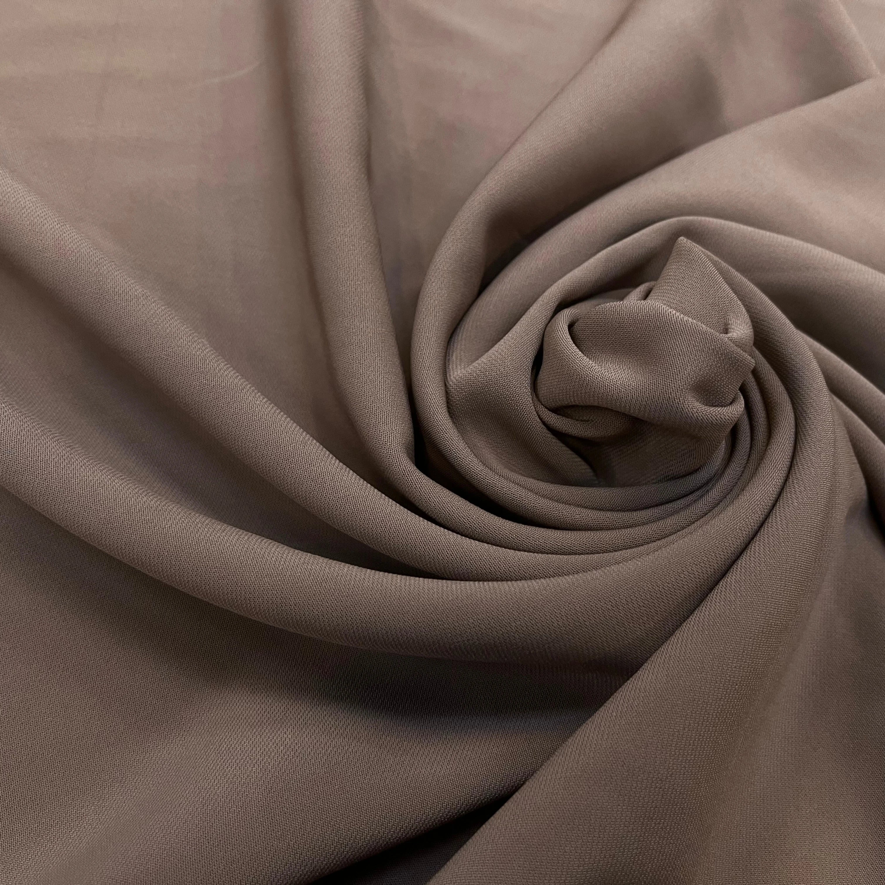 CREPE VISCOSE LOURD TRUFFLE 114CM - My Little Coupon