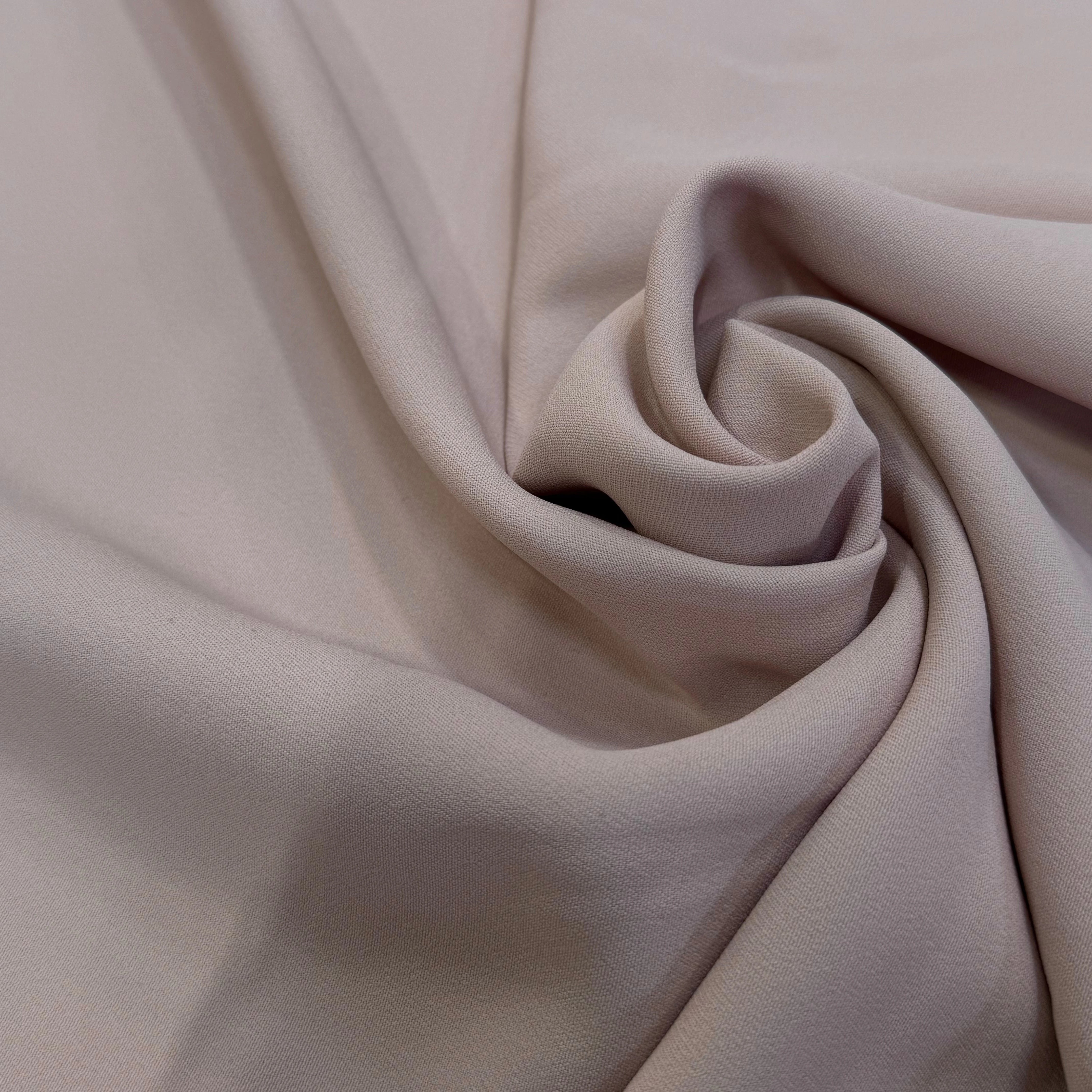 CREPE VISCOSE SEMI-LOURD ULTRA BEAU VIEUX ROSE - My Little Coupon