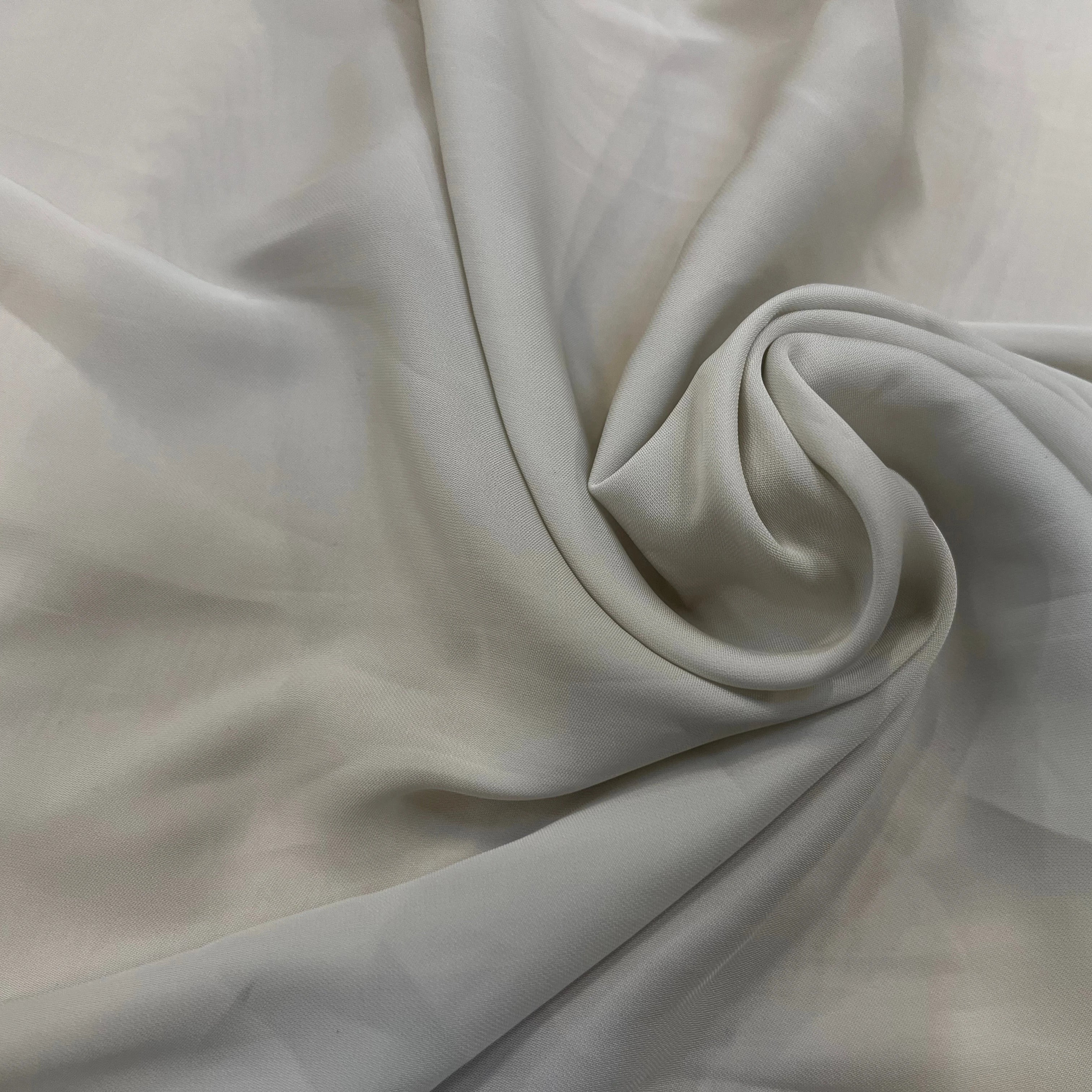 CREPE VISCOSE SOIE FLUIDE DIRTY WHITE - My Little Coupon