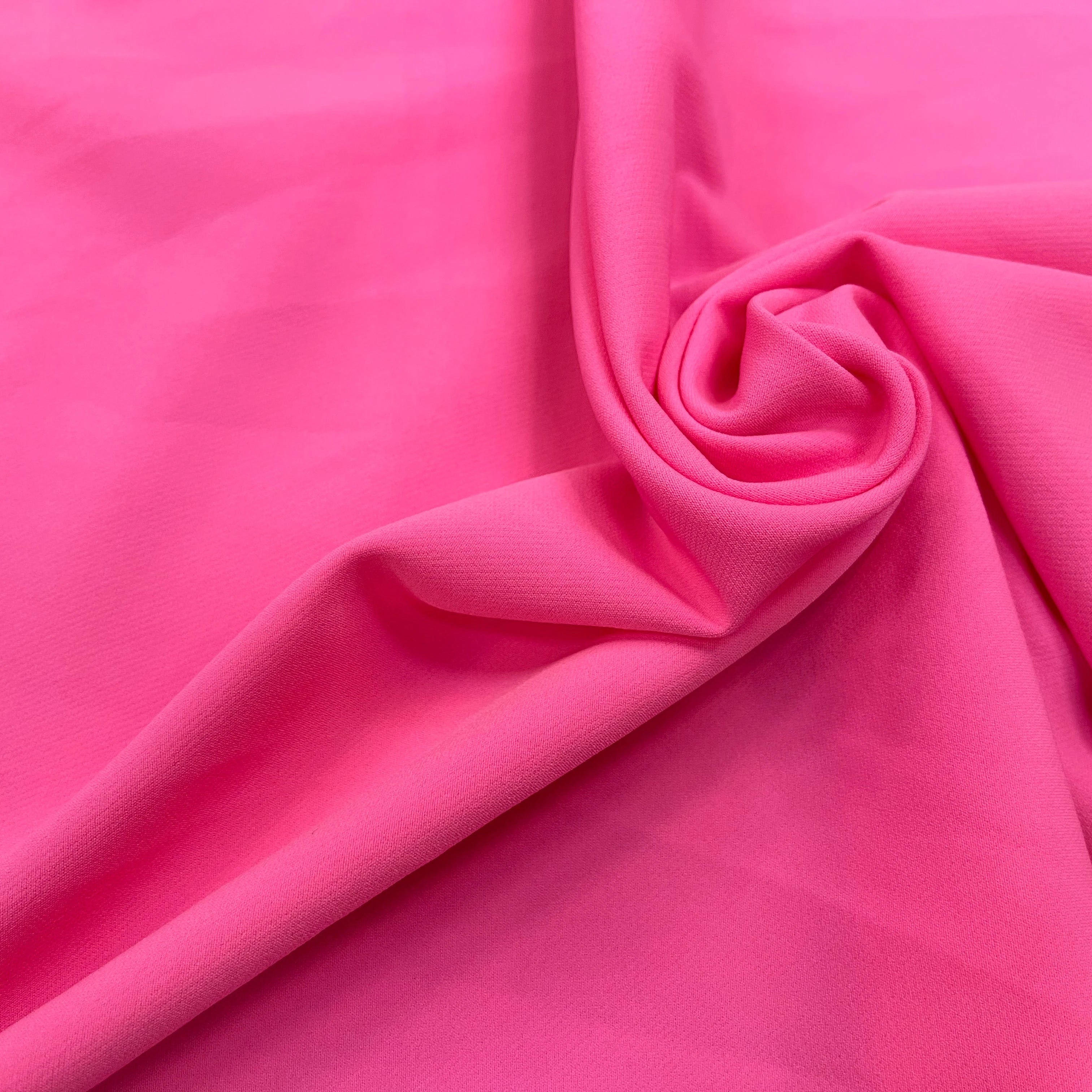 CRÈPE VISCOSE ULTRA STRETCH PARTY PINK - My Little Coupon