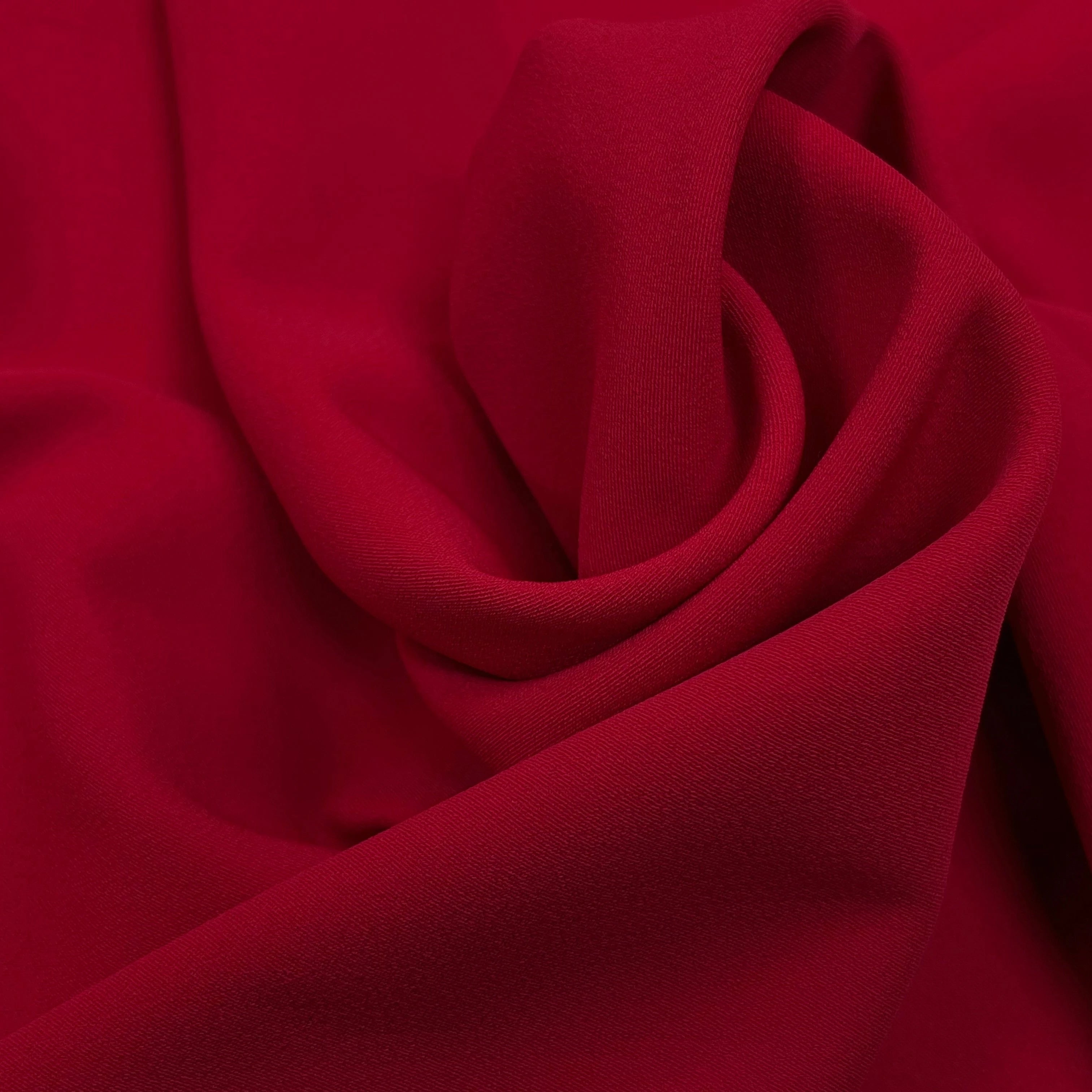 CREPE VISCOSE ULTRA STRETCH ROUGE 125CM - My Little Coupon