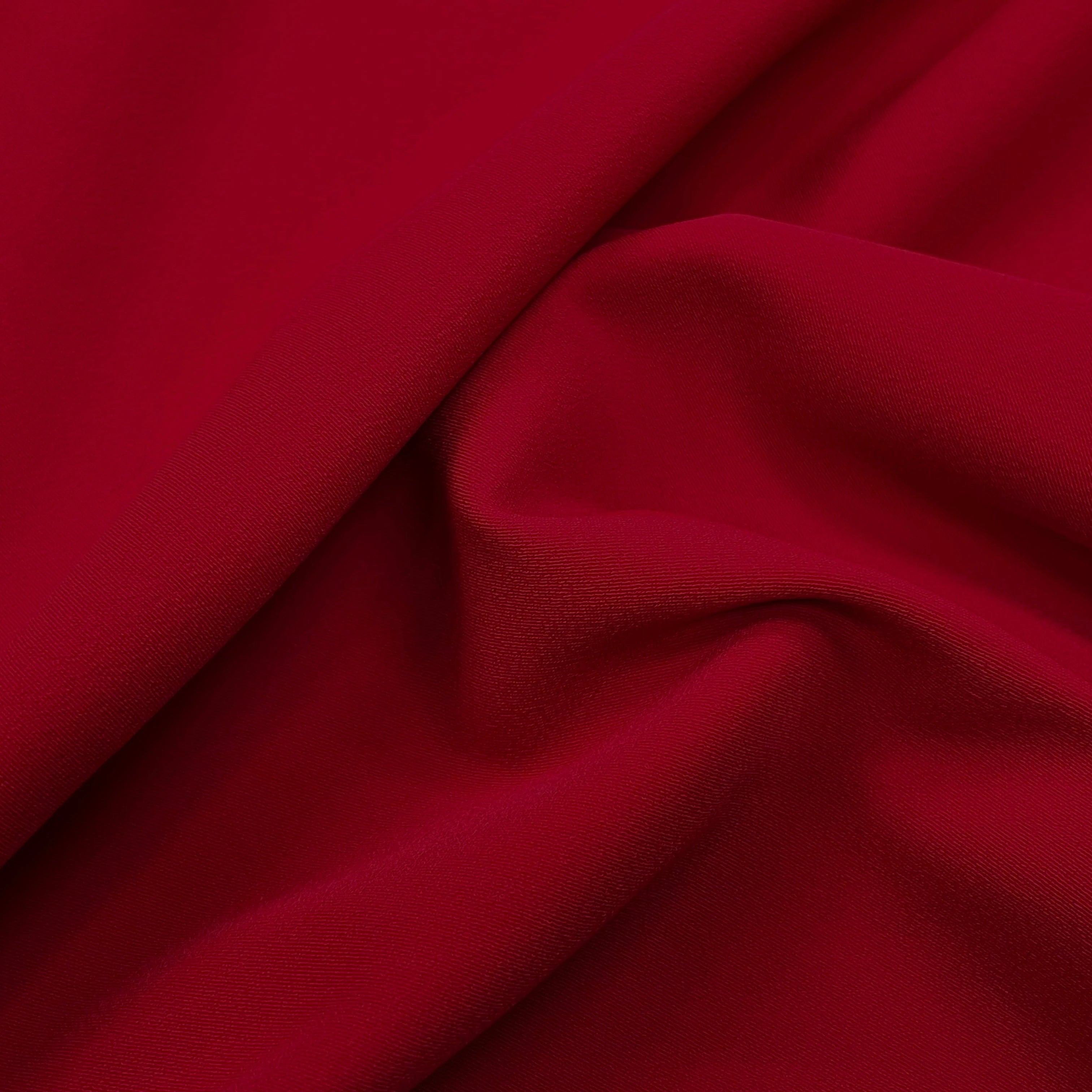 CREPE VISCOSE ULTRA STRETCH ROUGE 125CM - My Little Coupon