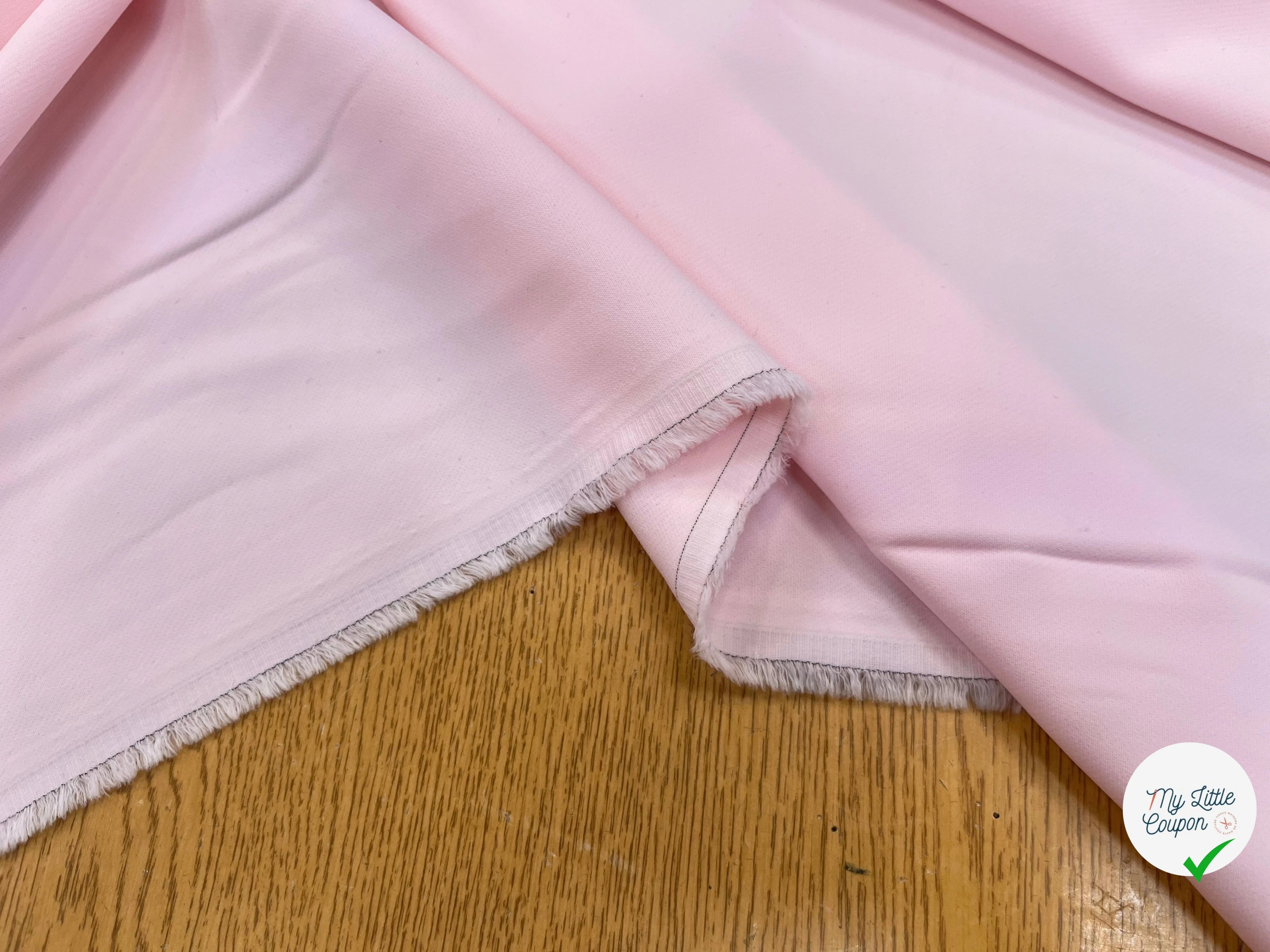 CRÈPE VISCOSE ULTRA STRETCH SALT PINK - My Little Coupon