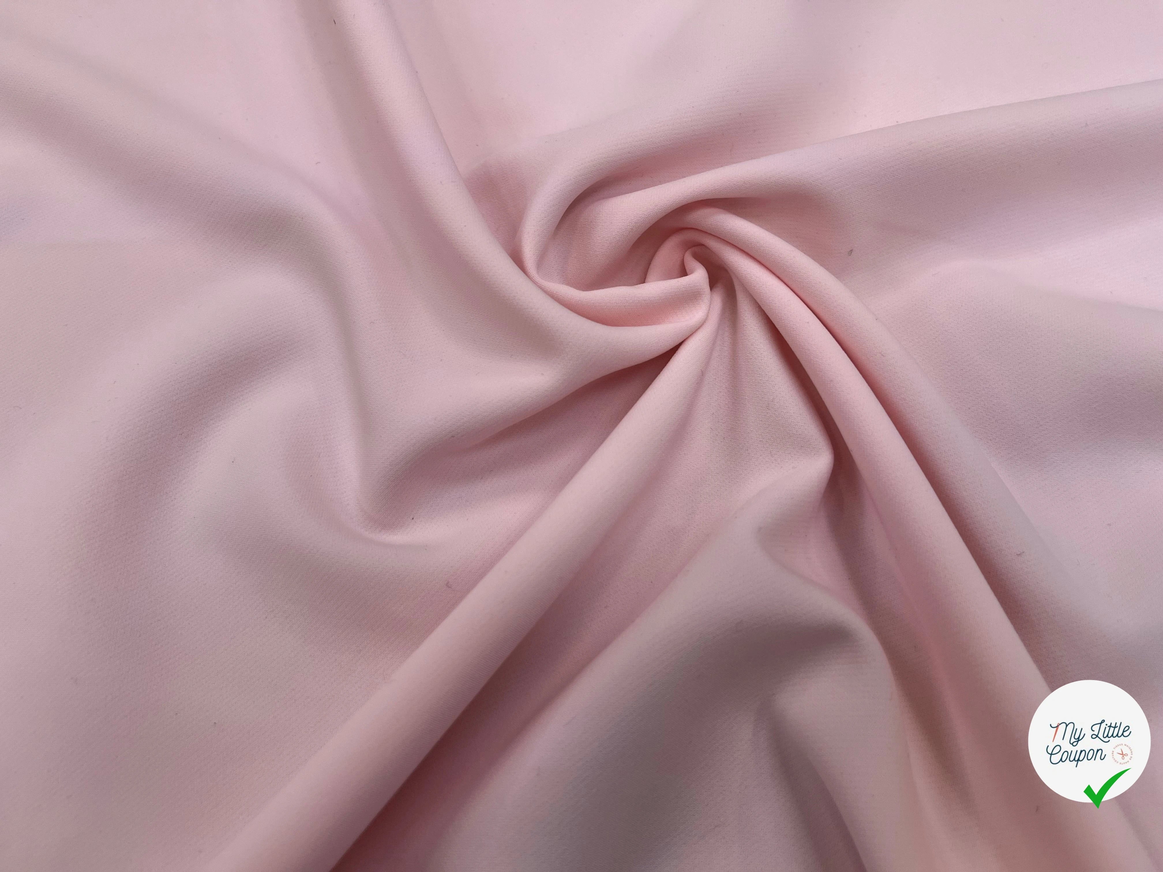 CRÈPE VISCOSE ULTRA STRETCH SALT PINK - My Little Coupon