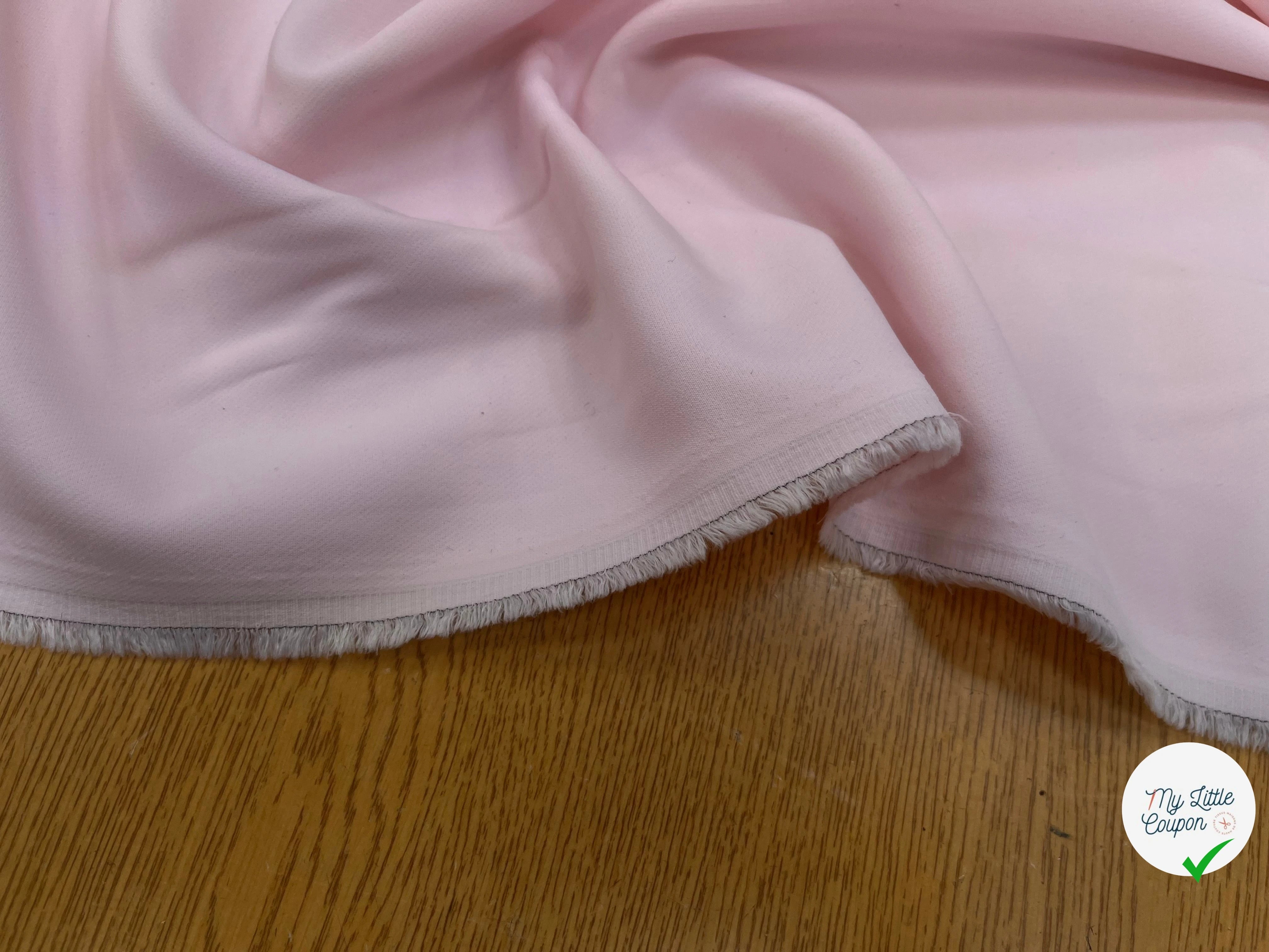 CRÈPE VISCOSE ULTRA STRETCH SALT PINK - My Little Coupon