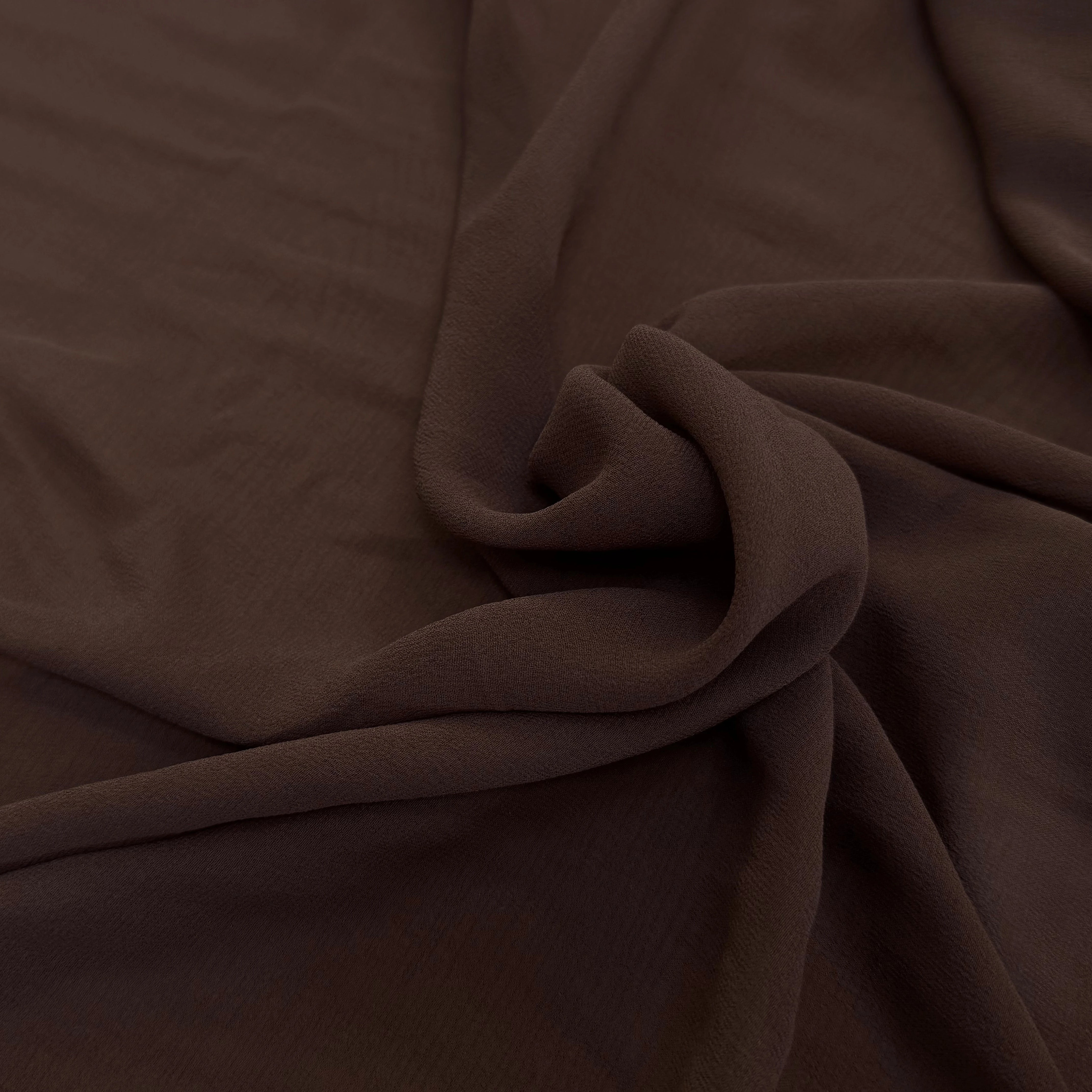 CREPON DE SOIE MARRON CAFÉ AU LAIT - My Little Coupon