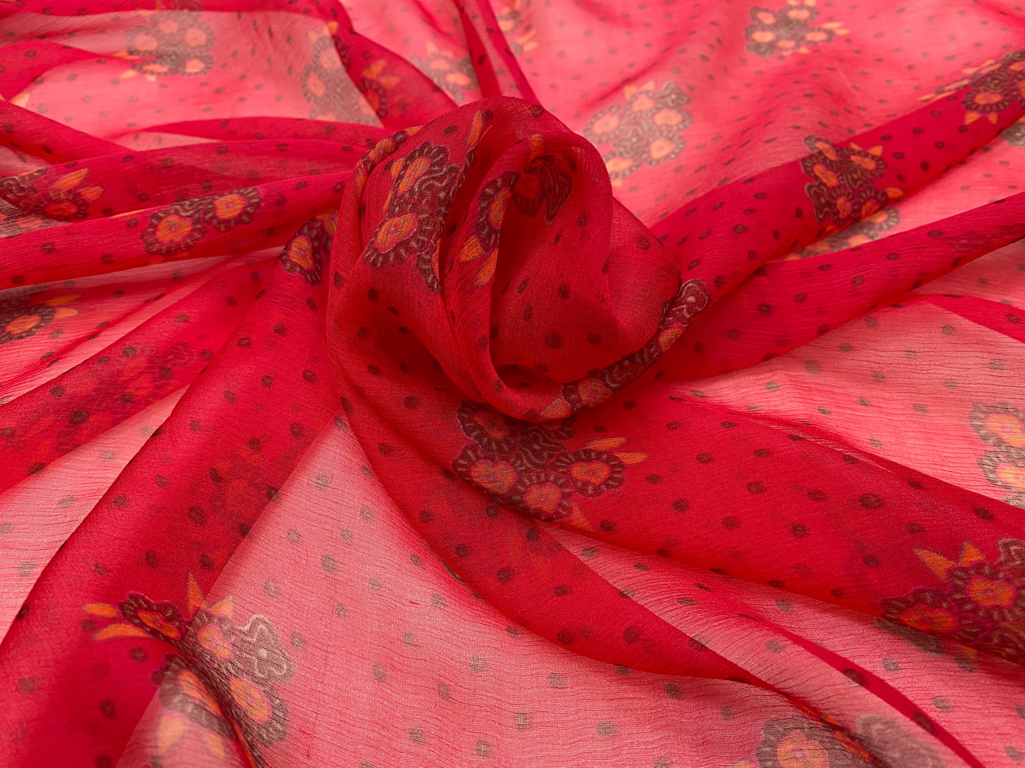 CRÉPON DE SOIE MAZZO DI FIORI E SETA - My Little Coupon