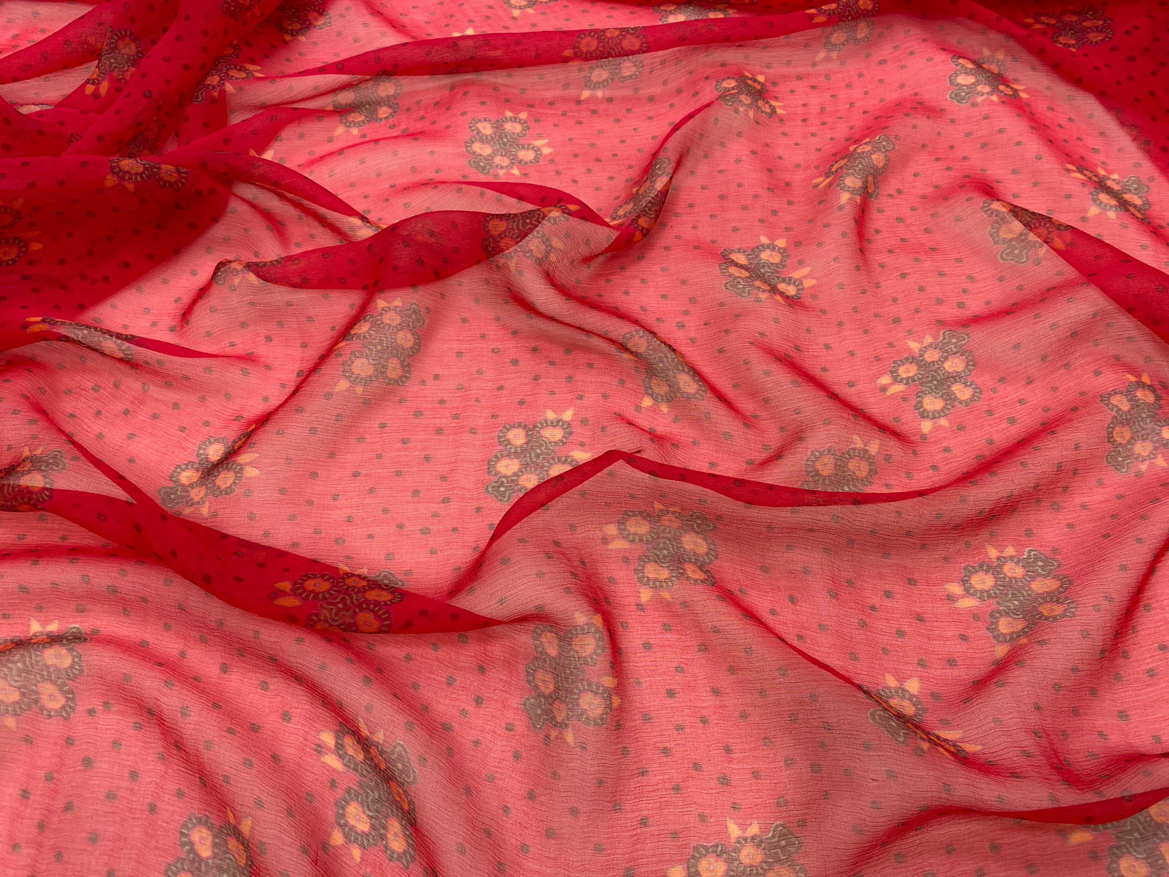 CRÉPON DE SOIE MAZZO DI FIORI E SETA - My Little Coupon