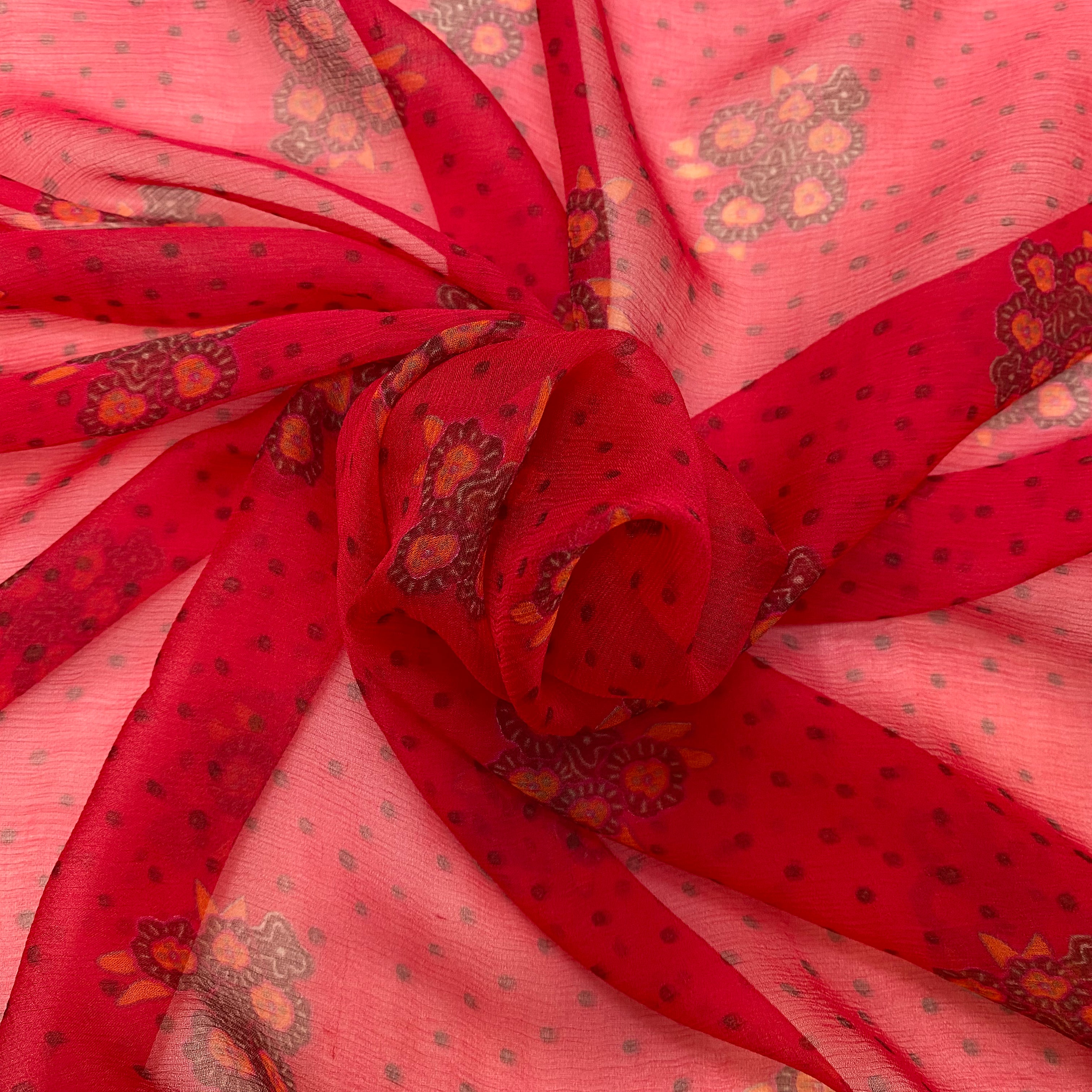 CRÉPON DE SOIE MAZZO DI FIORI E SETA - My Little Coupon