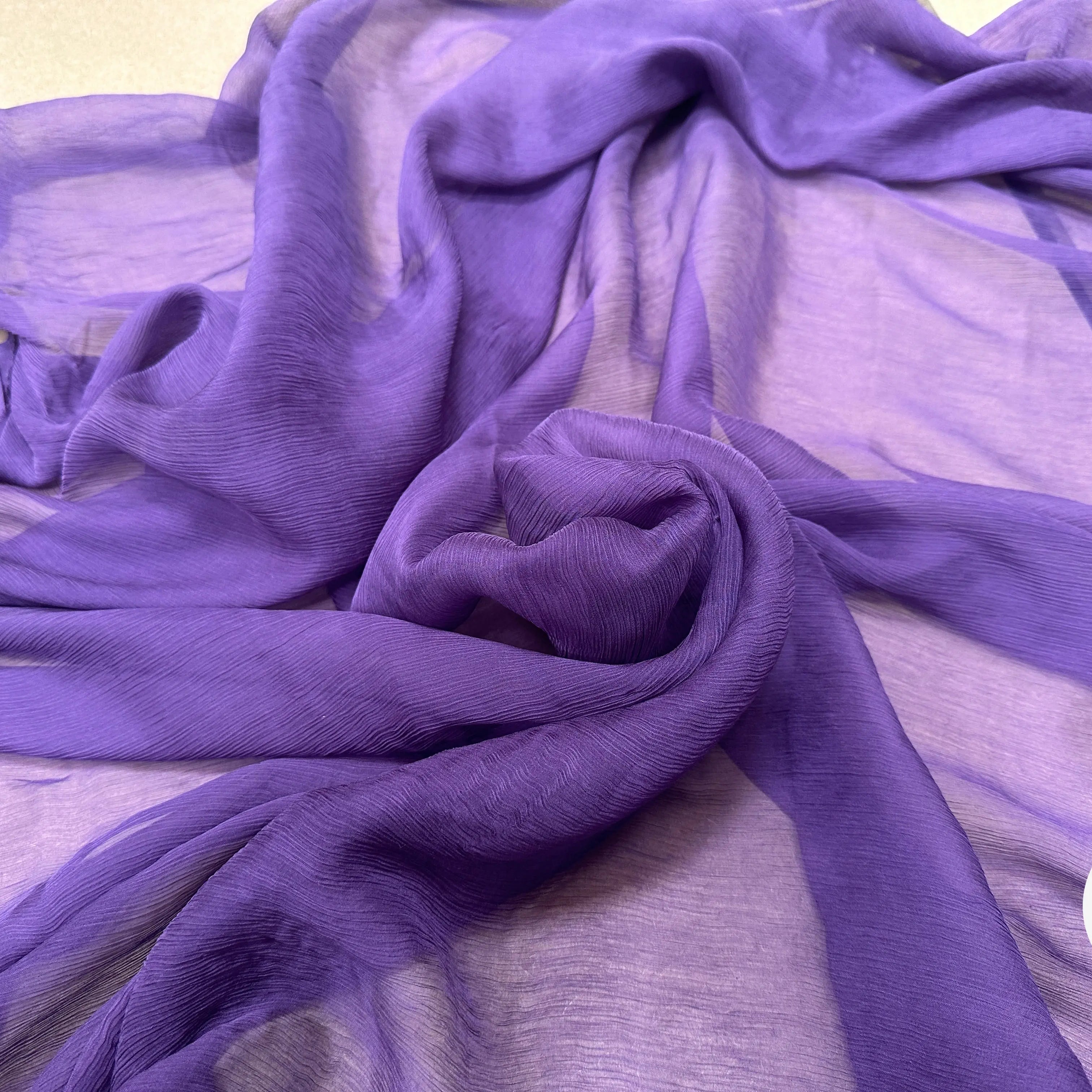 CRÉPON DE SOIE PLISSÉ VIOLET - My Little Coupon