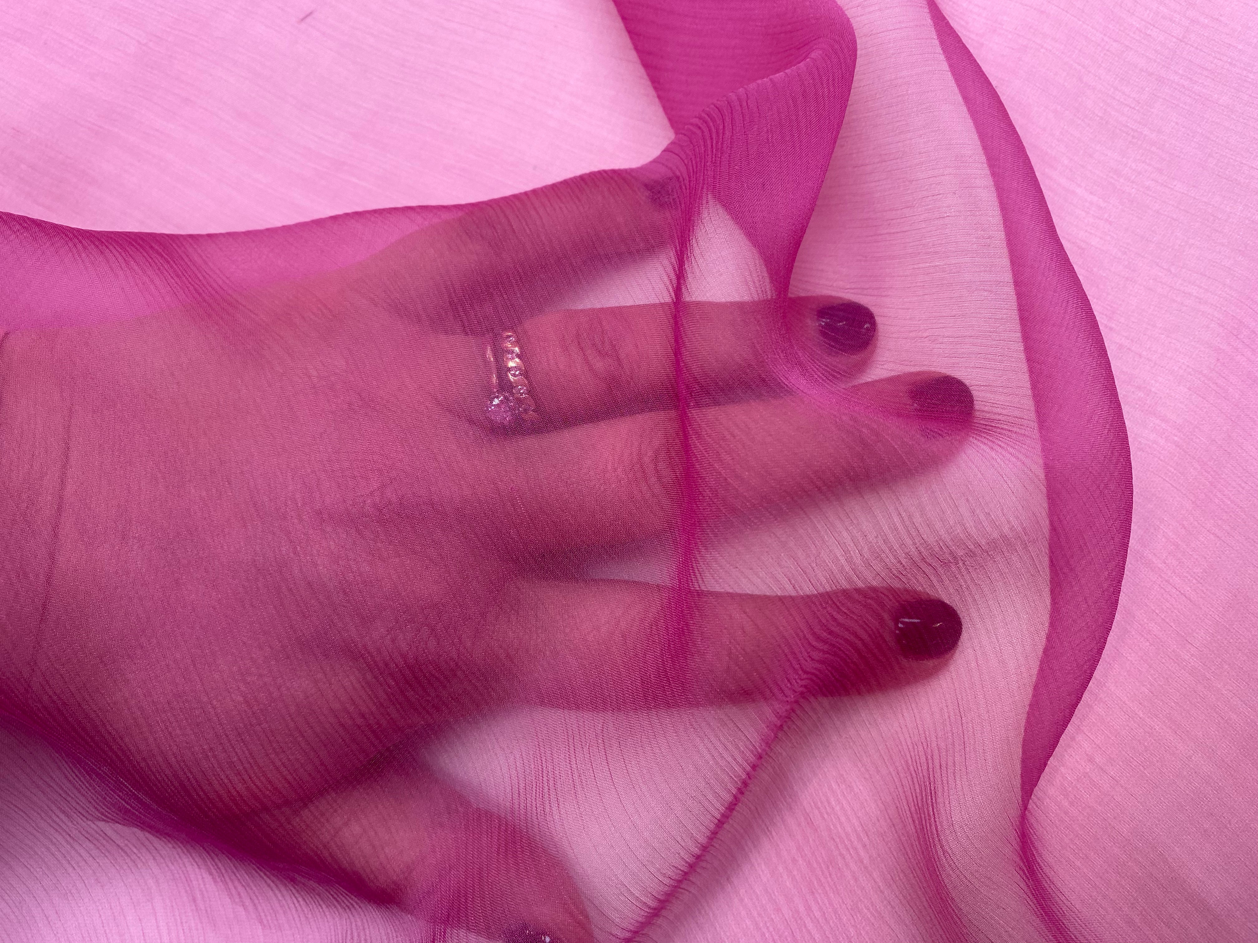 CRÉPON DE SOIE ROSE PERSAN - My Little Coupon