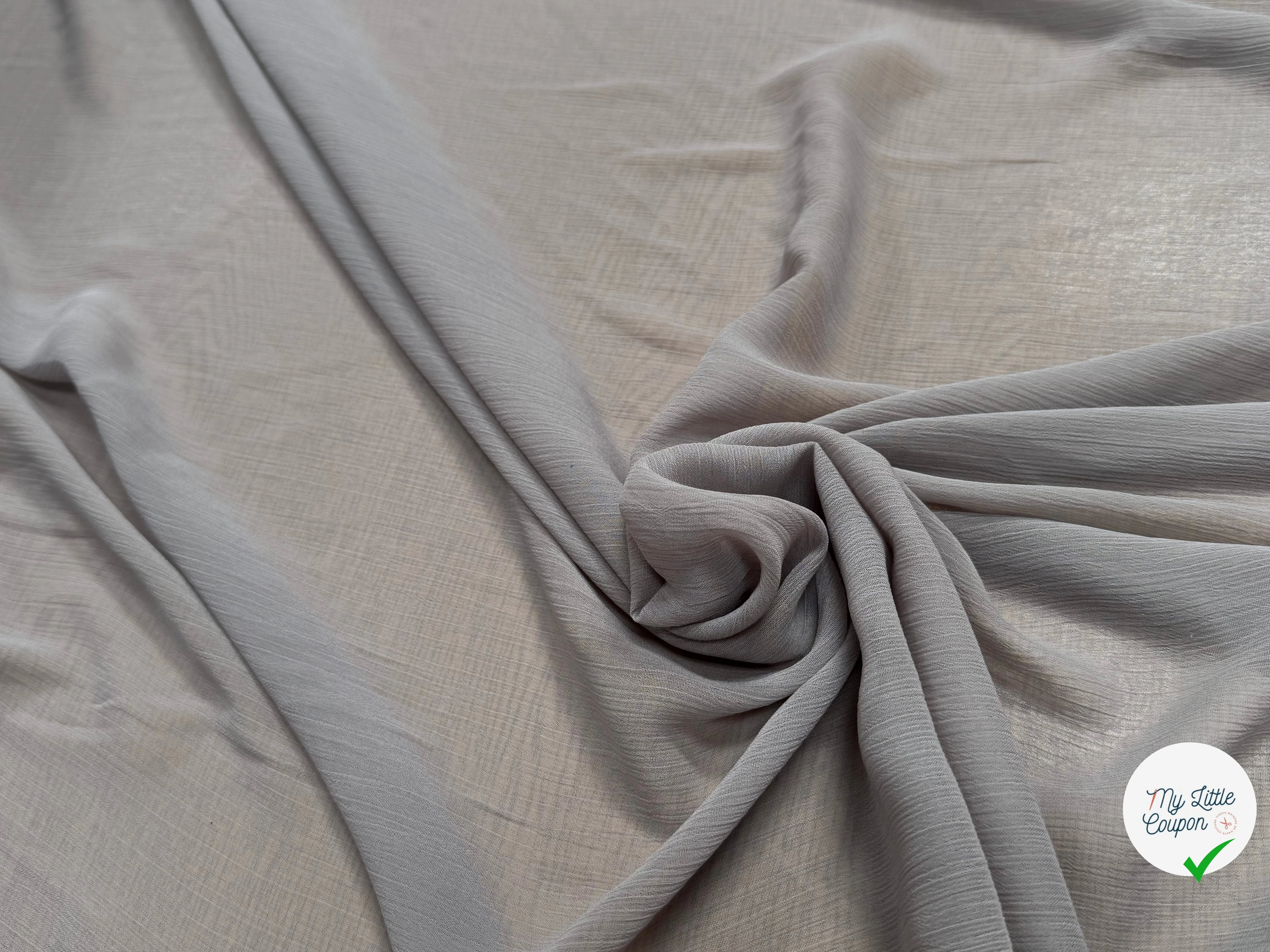 CREPON ÉFFET PLISSÉ ROYAL BEIGE - My Little Coupon