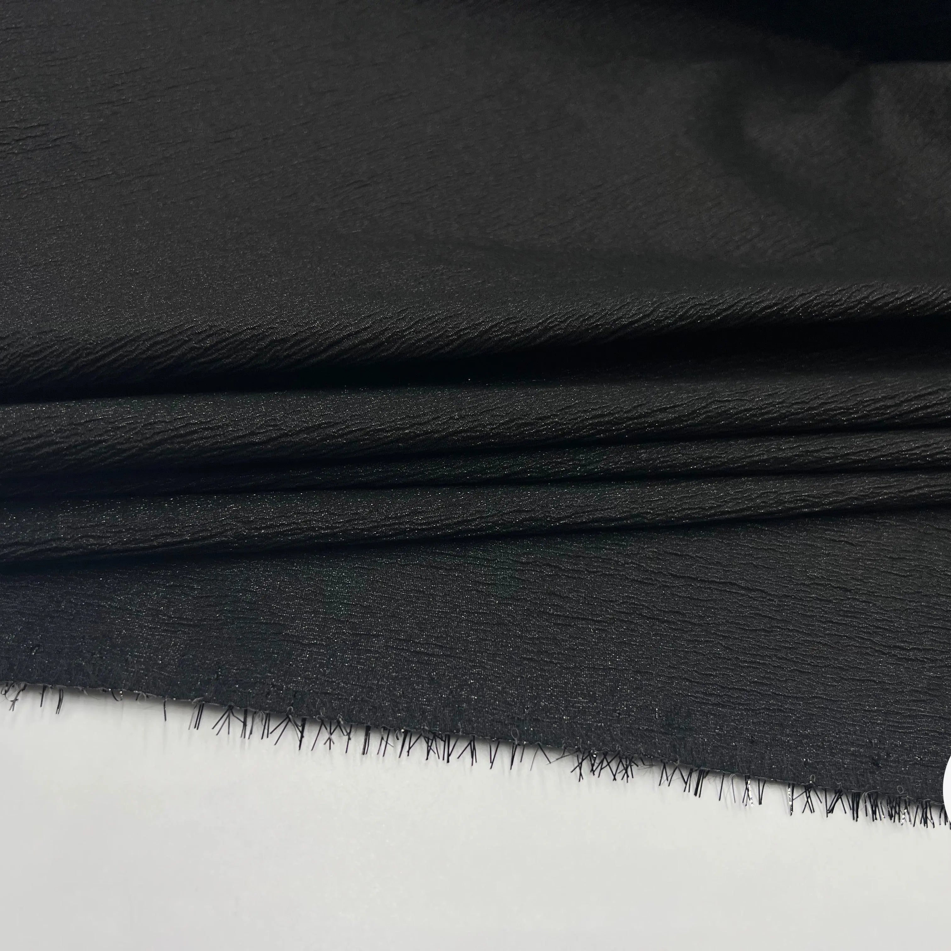 CRÉPON NOIR RIGIDE SCINTILLANT FESTIF - My Little Coupon - tissu - coudre