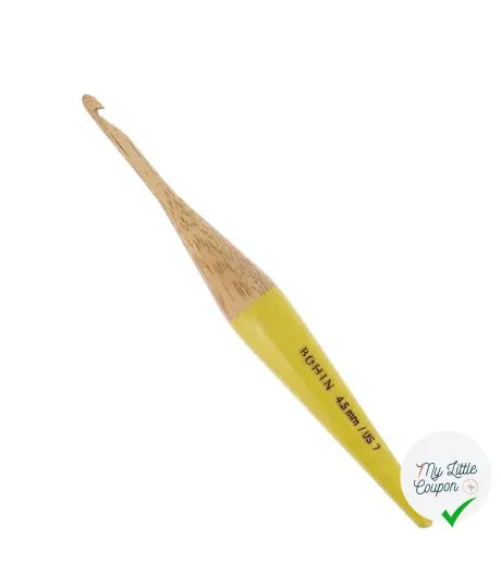 CROCHET EN BOIS DE MANGUIER JAUNE - My Little Coupon