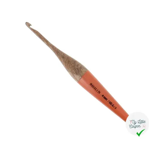 CROCHET EN BOIS DE MANGUIER ORANGE - My Little Coupon