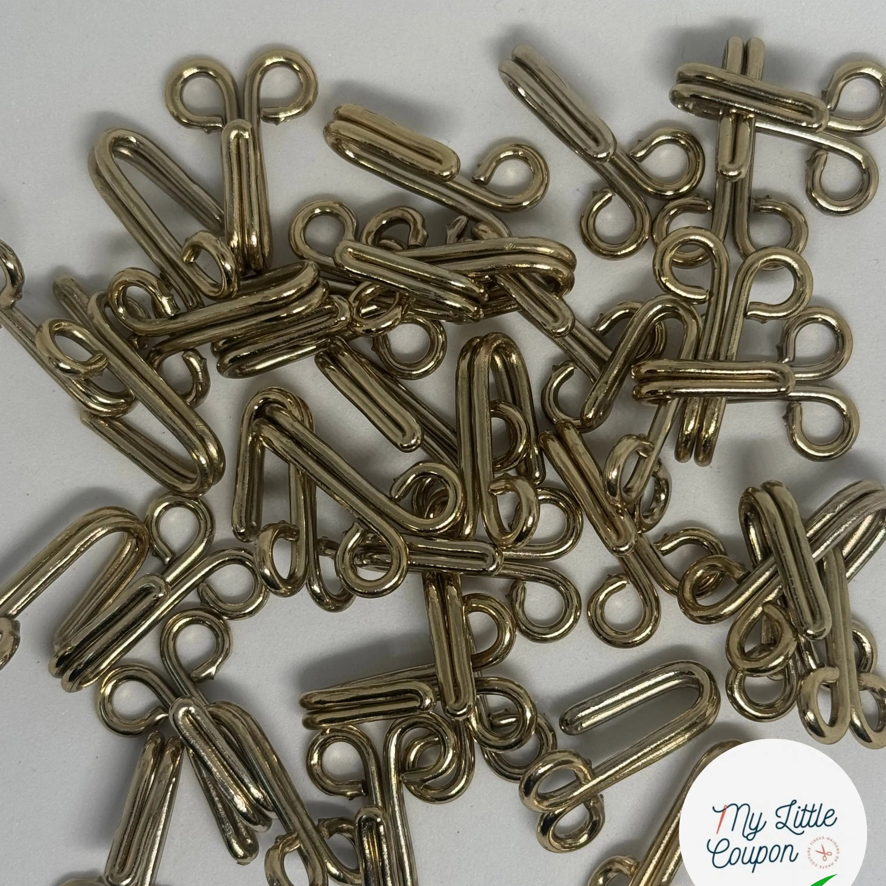 CROCHET MÂLE DORÉ DÉCORATIF - My Little Coupon