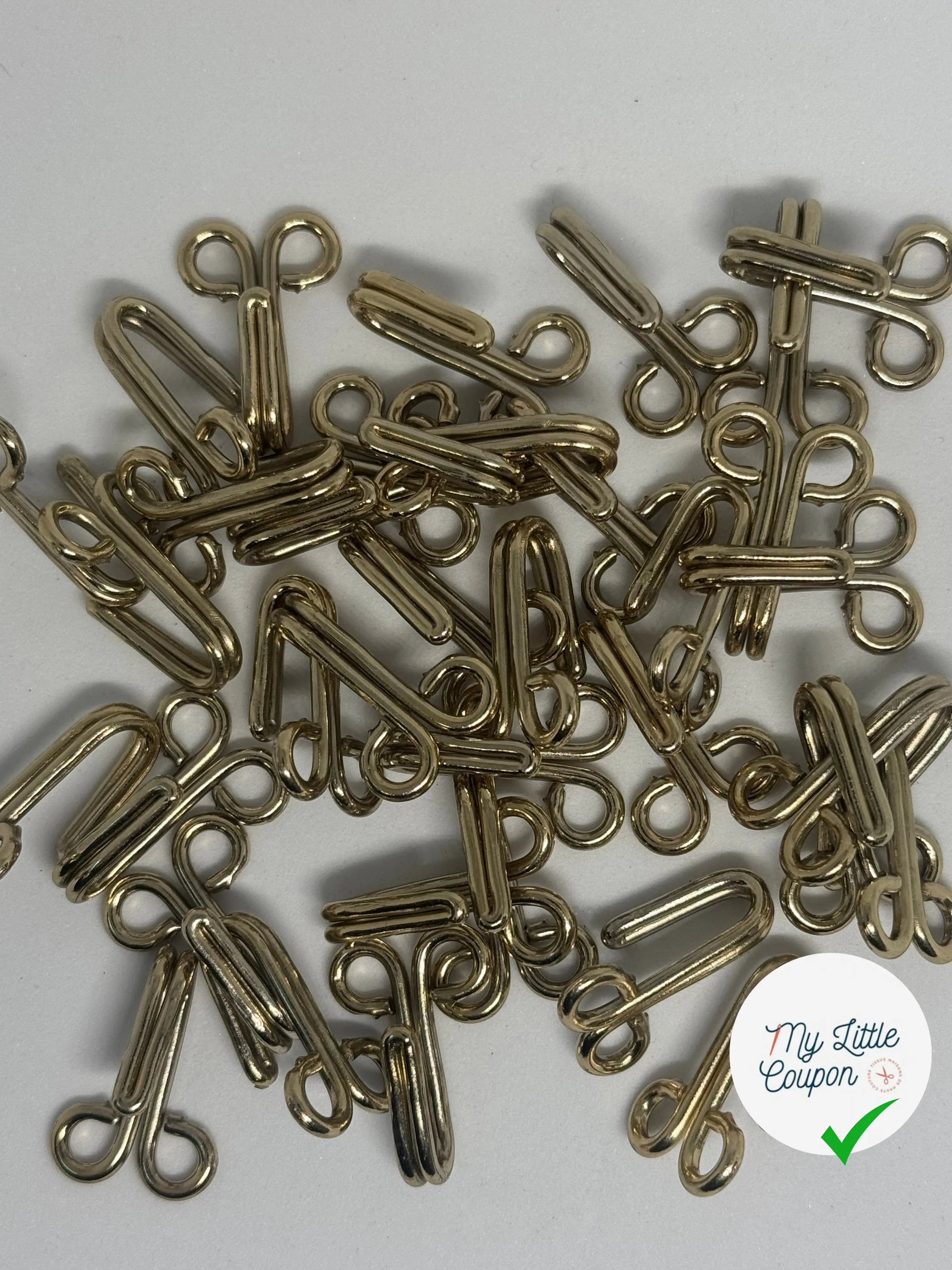 CROCHET MÂLE DORÉ DÉCORATIF - My Little Coupon