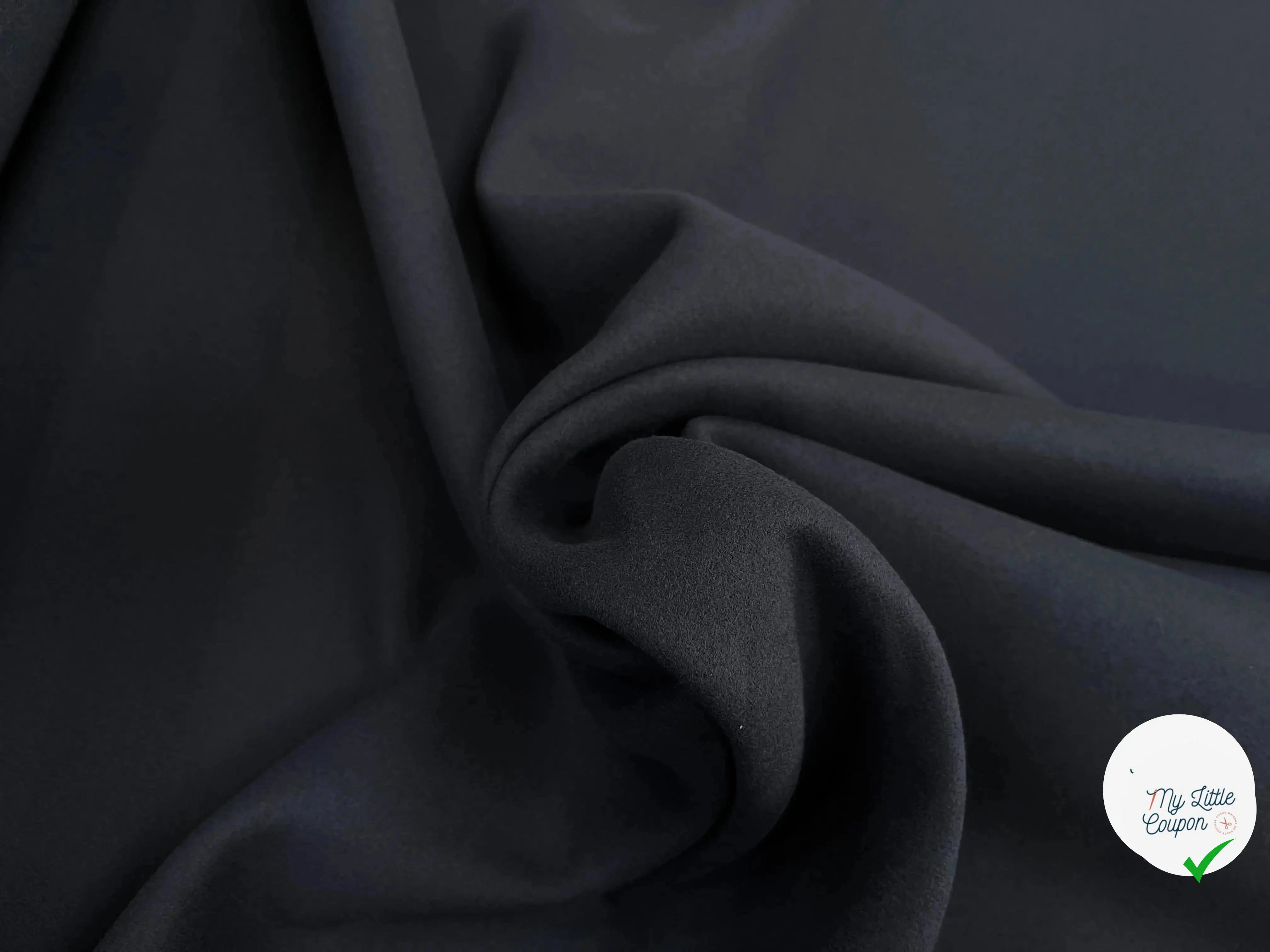 DOUBLE FACE CASHMERE BLEND, Abyss Blue - My Little Coupon