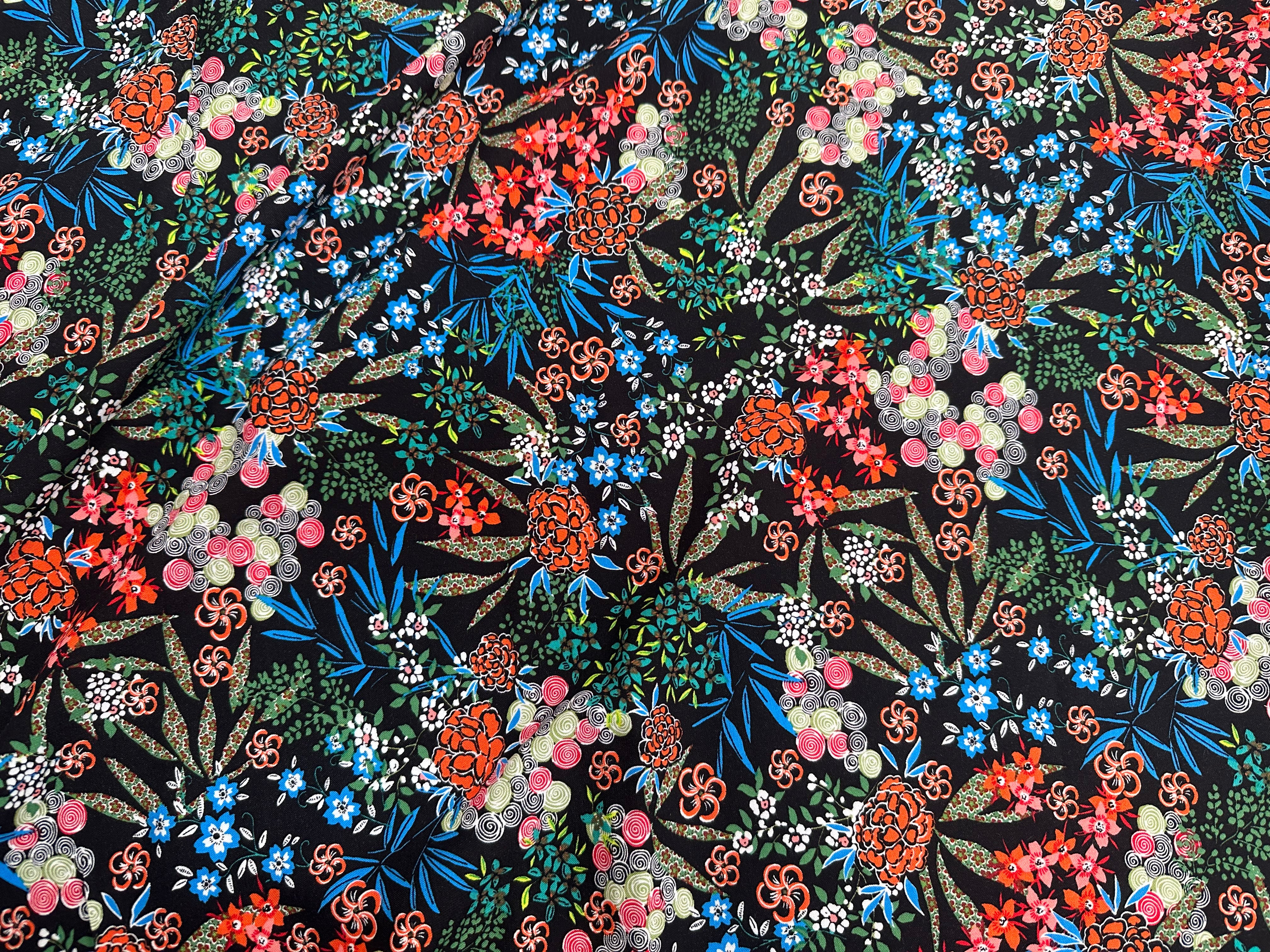 VISCOSE NARA NOIR OEKO-TEX - My Little Coupon