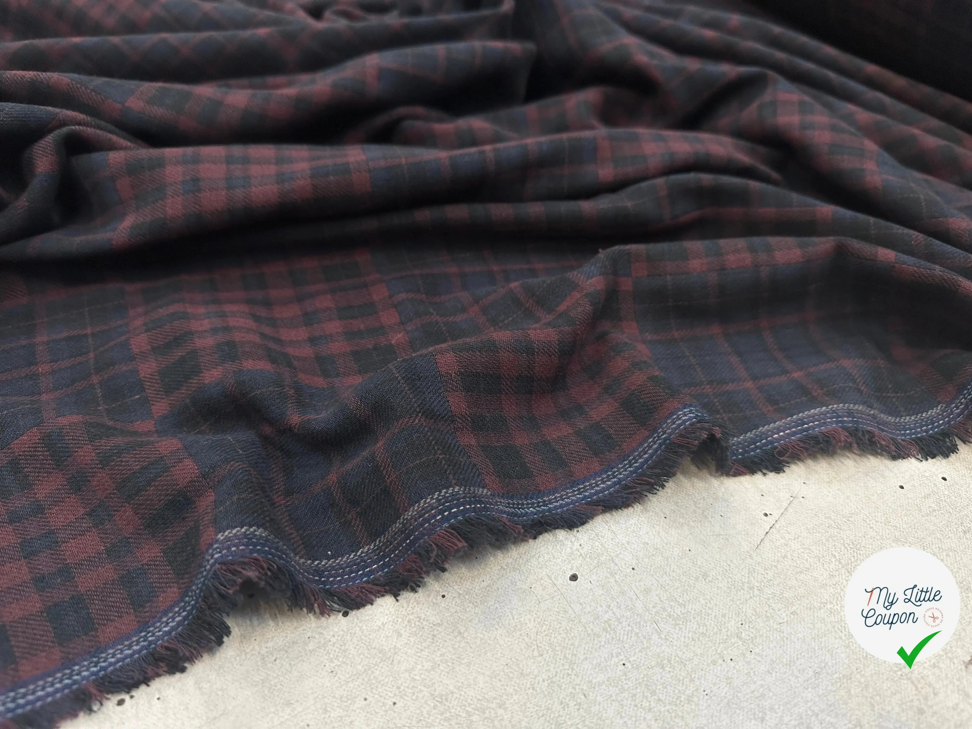 TISSU CARREAUX PILOU CONTRECOLLÉ MSO