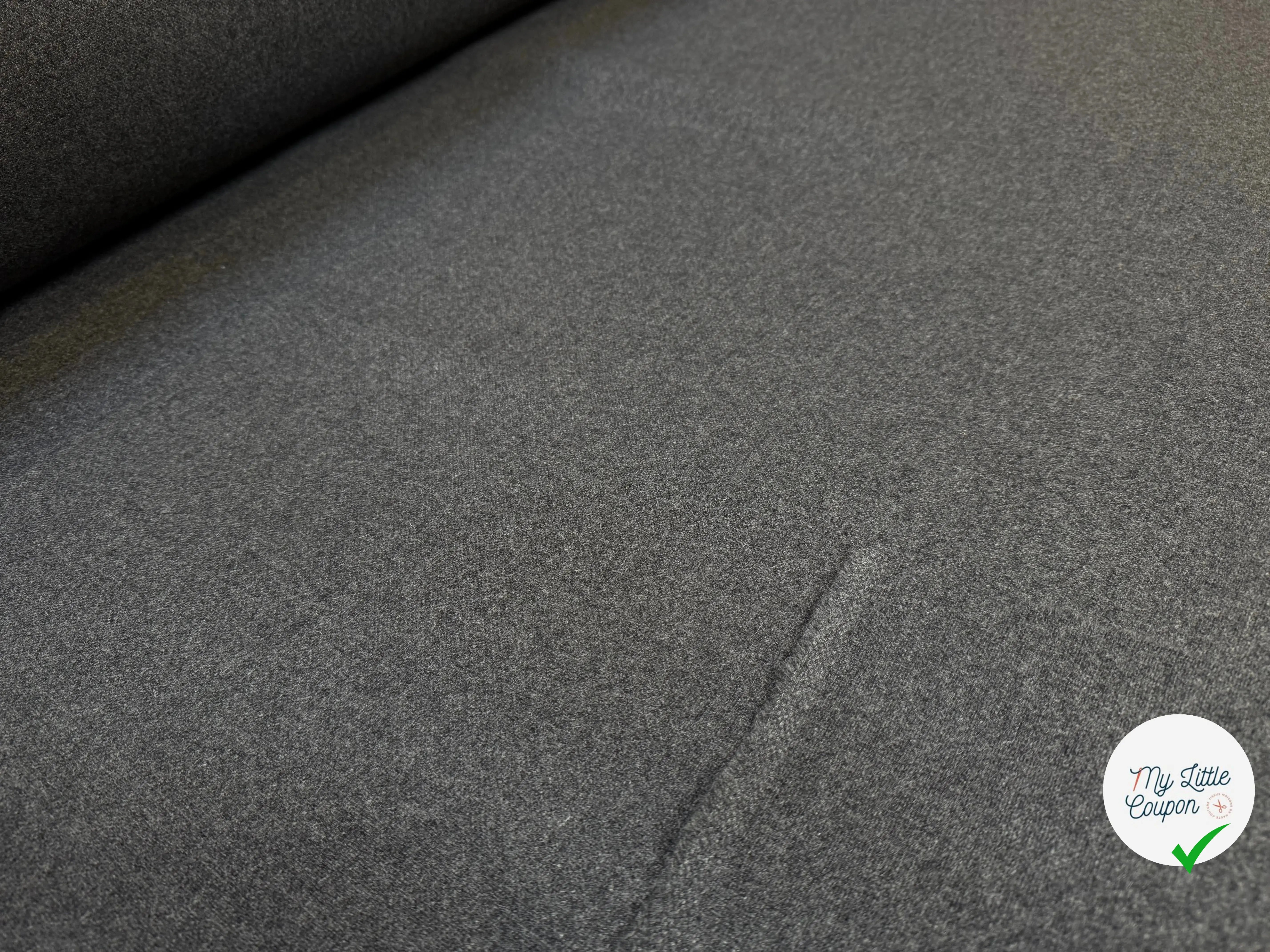 CABAN GRIS 100% LAINE LANIFICIO ROBERTEX - My Little Coupon