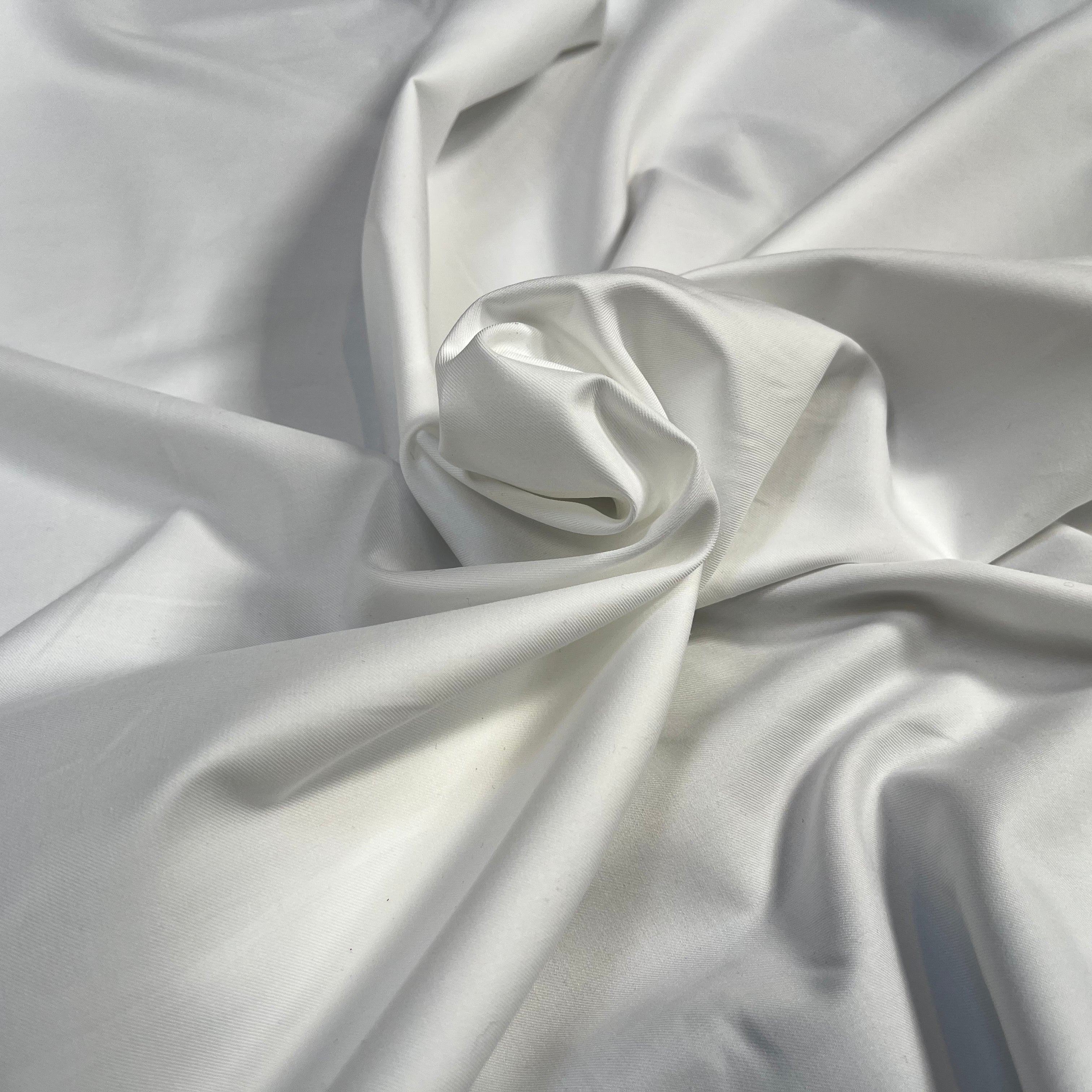 (Chute) COTTON POPELINE, White - My Little Coupon