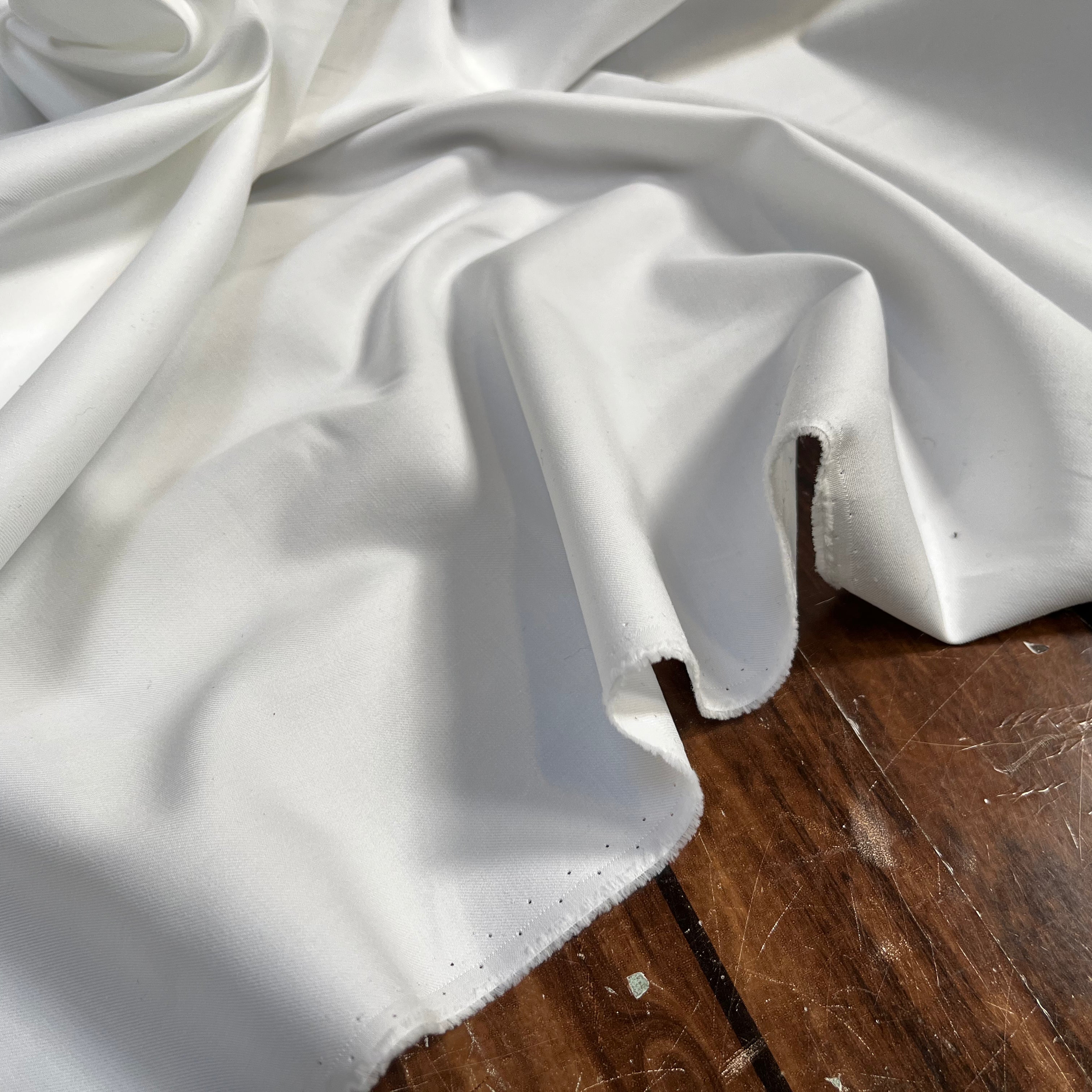 (Chute) COTTON POPELINE, White - My Little Coupon