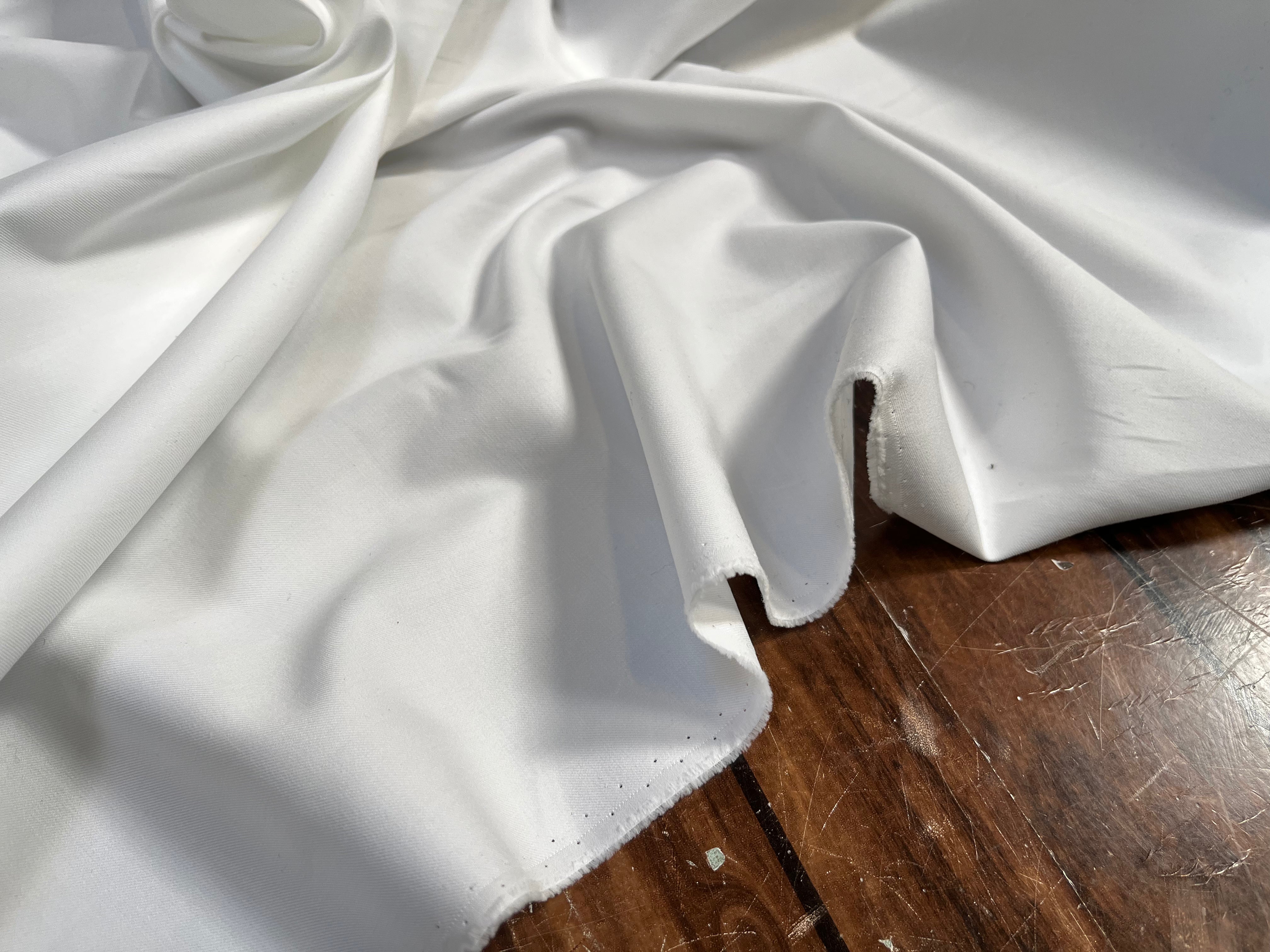 (Chute) COTTON POPELINE, White - My Little Coupon