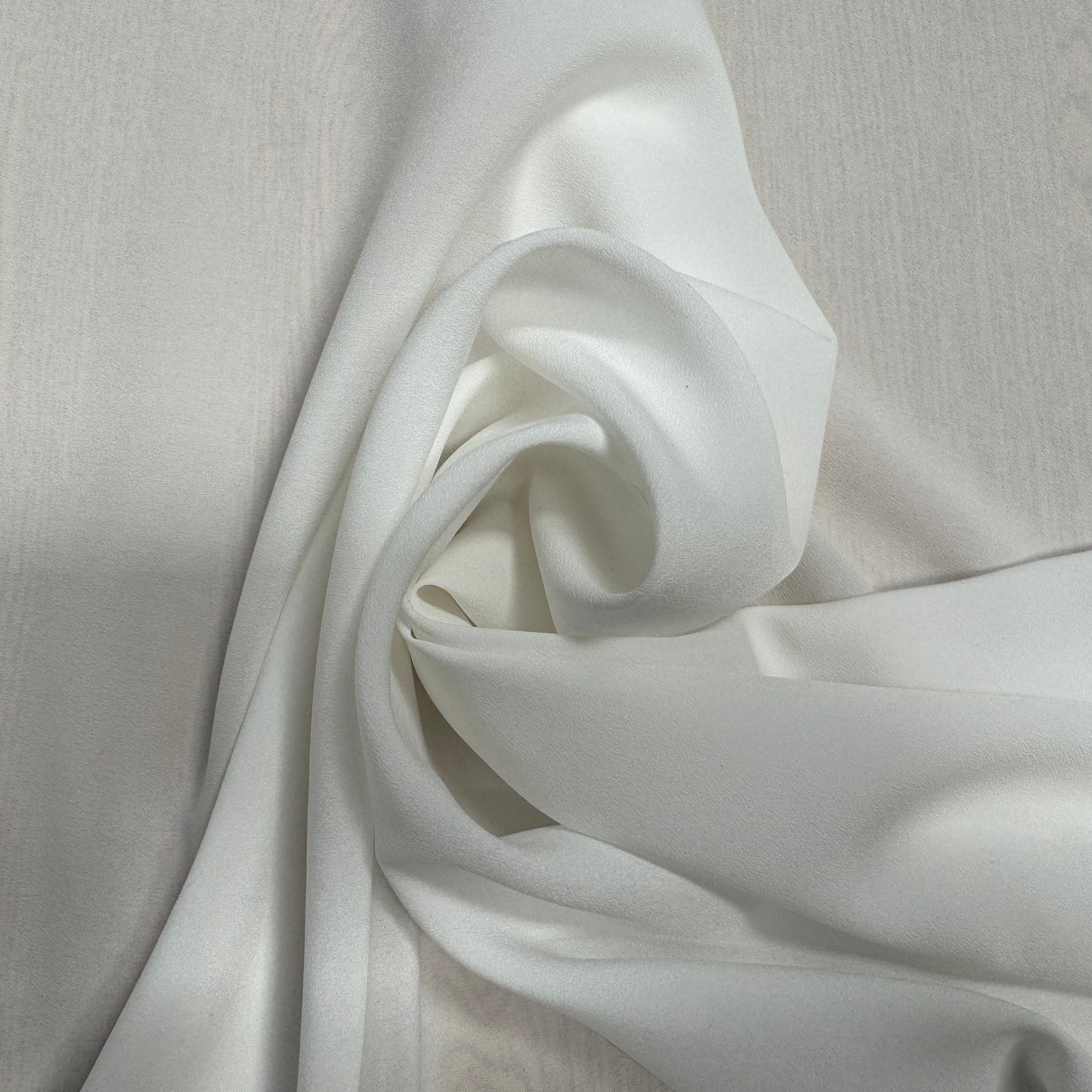 CRÊPE BLANC UNI STRETCH JAPAN - My Little Coupon