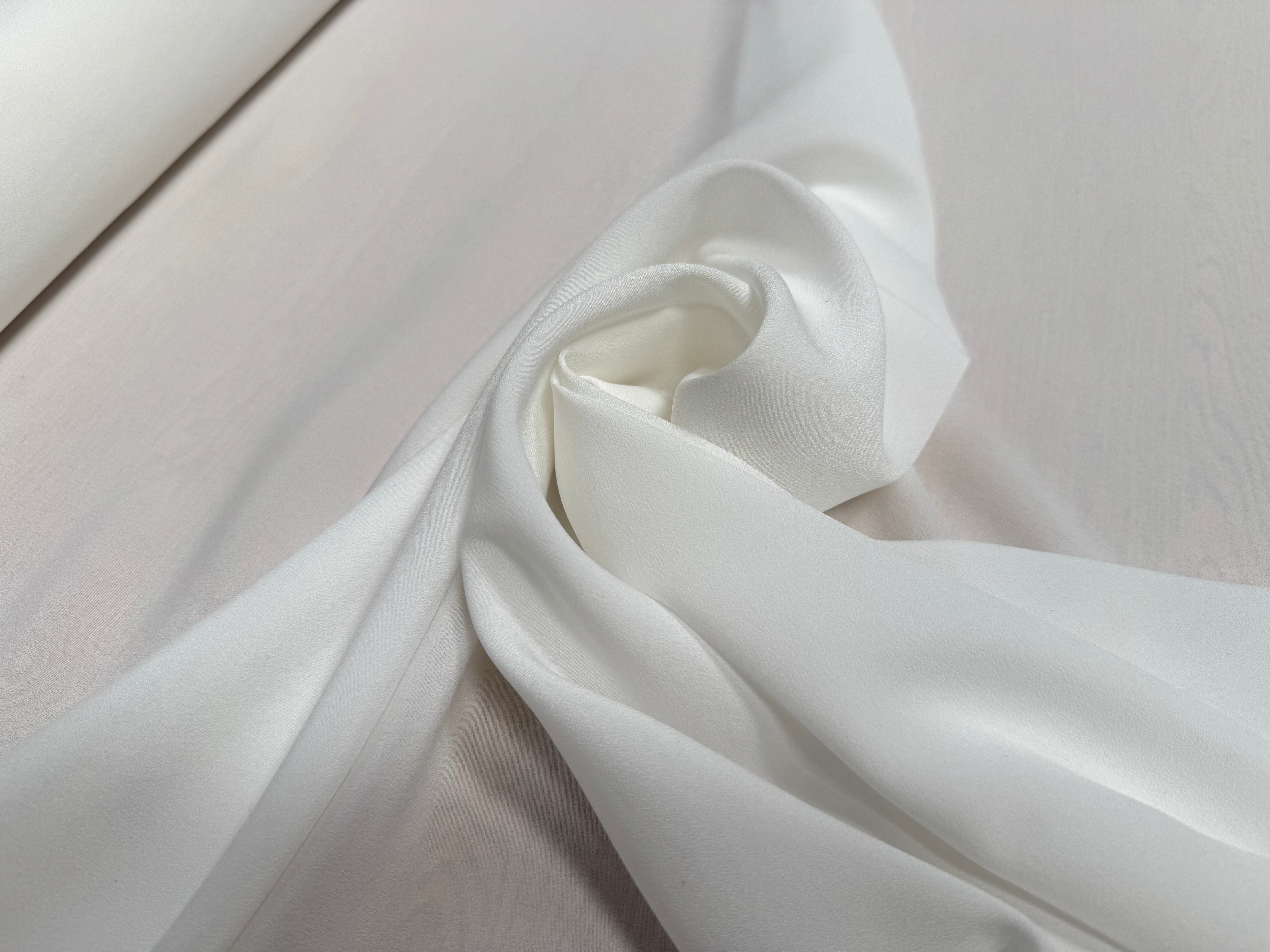 CRÊPE BLANC UNI STRETCH JAPAN - My Little Coupon