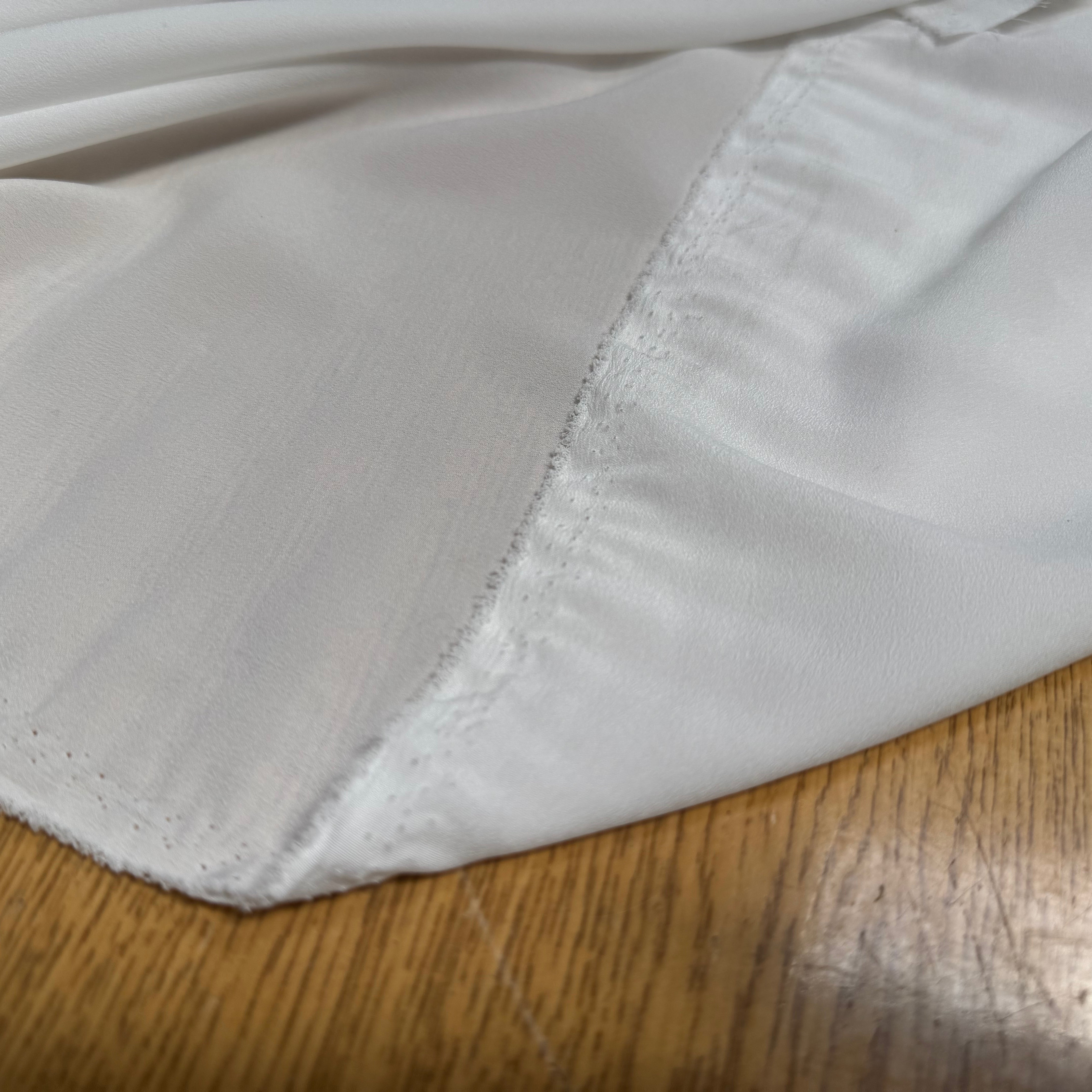 CRÊPE BLANC UNI STRETCH JAPAN - My Little Coupon