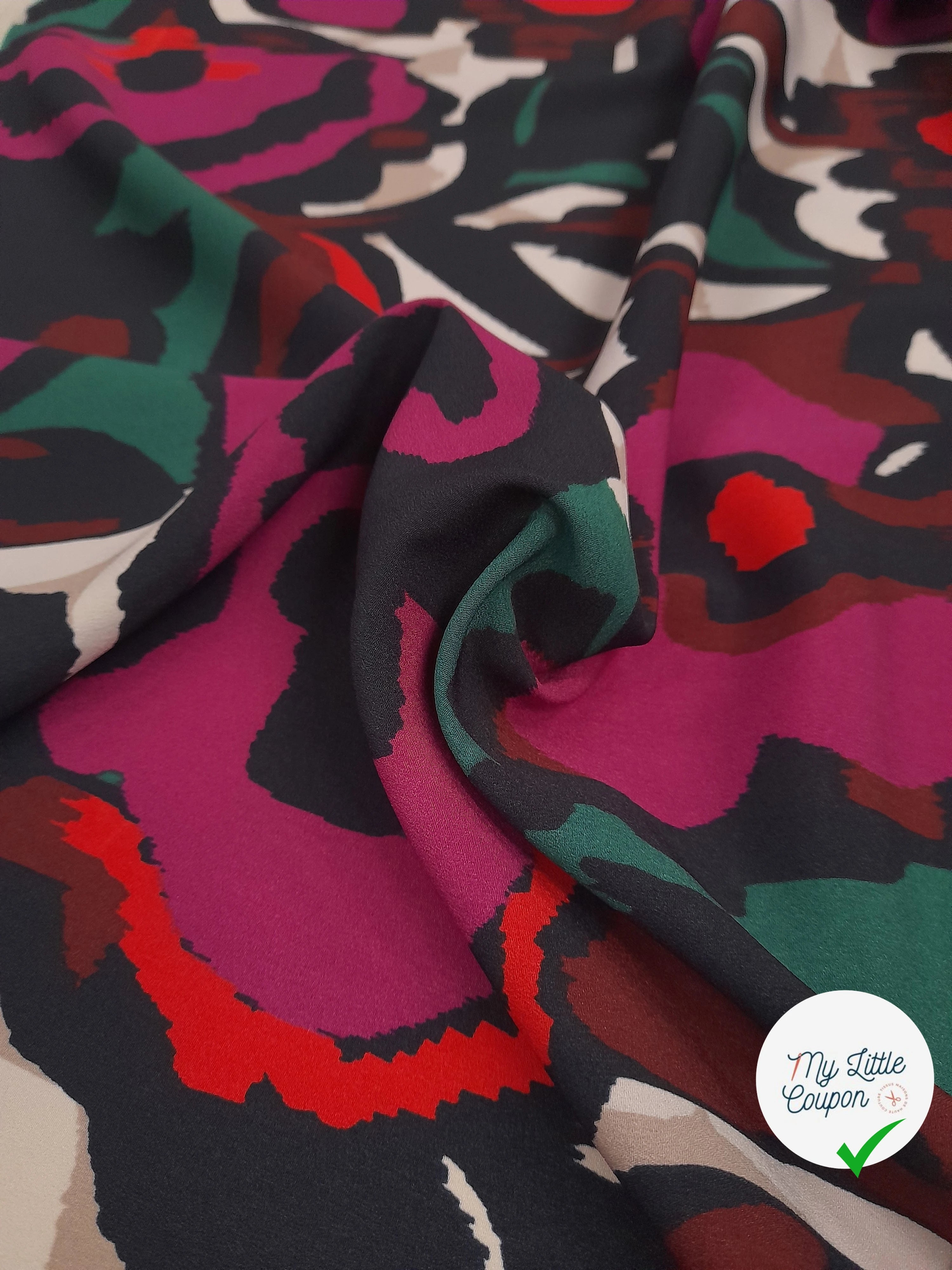 (Chute) CREPE EFFET PEINTURE MULTICOLRE - My Little Coupon