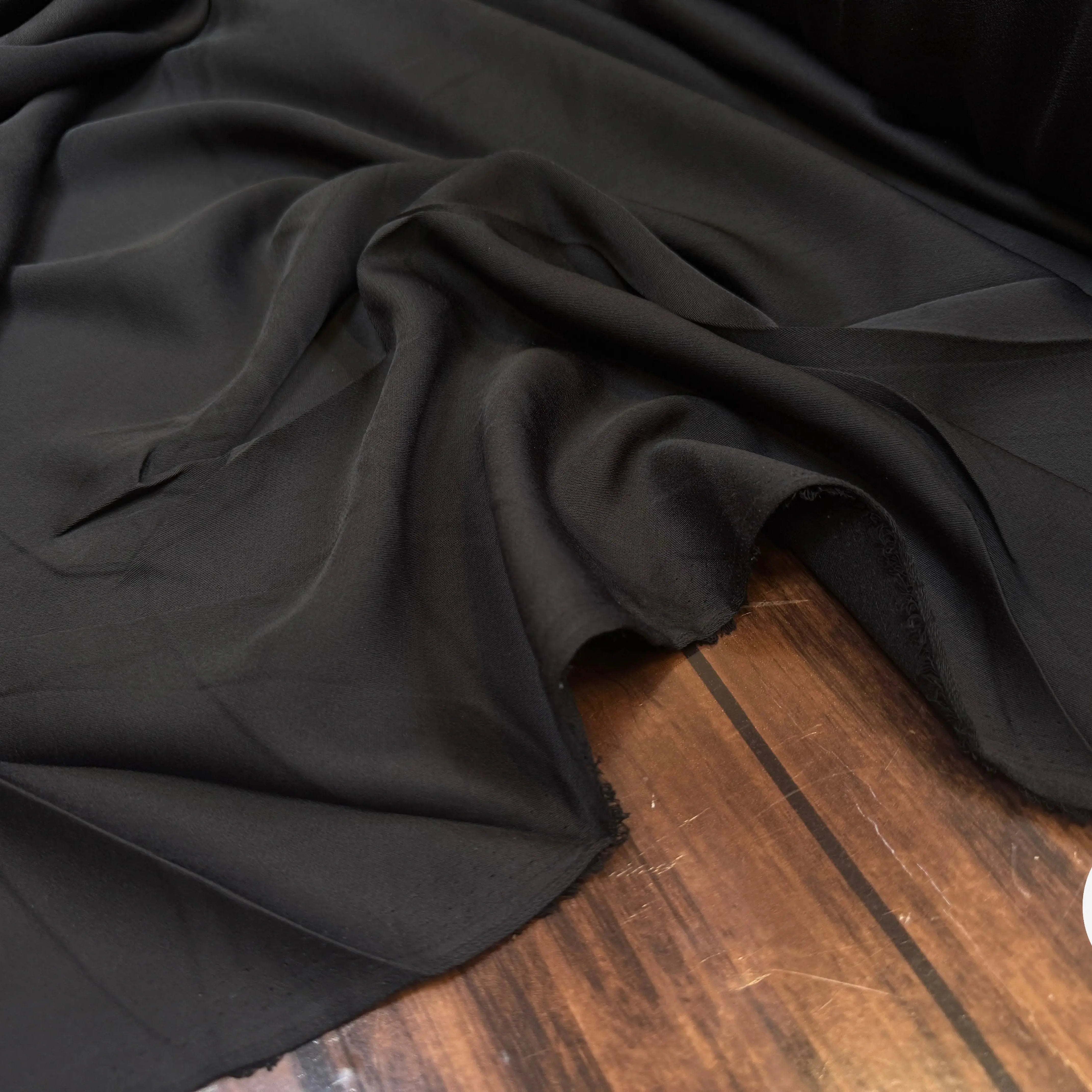 CREPE ENVERS SATIN NOIR - My Little Coupon