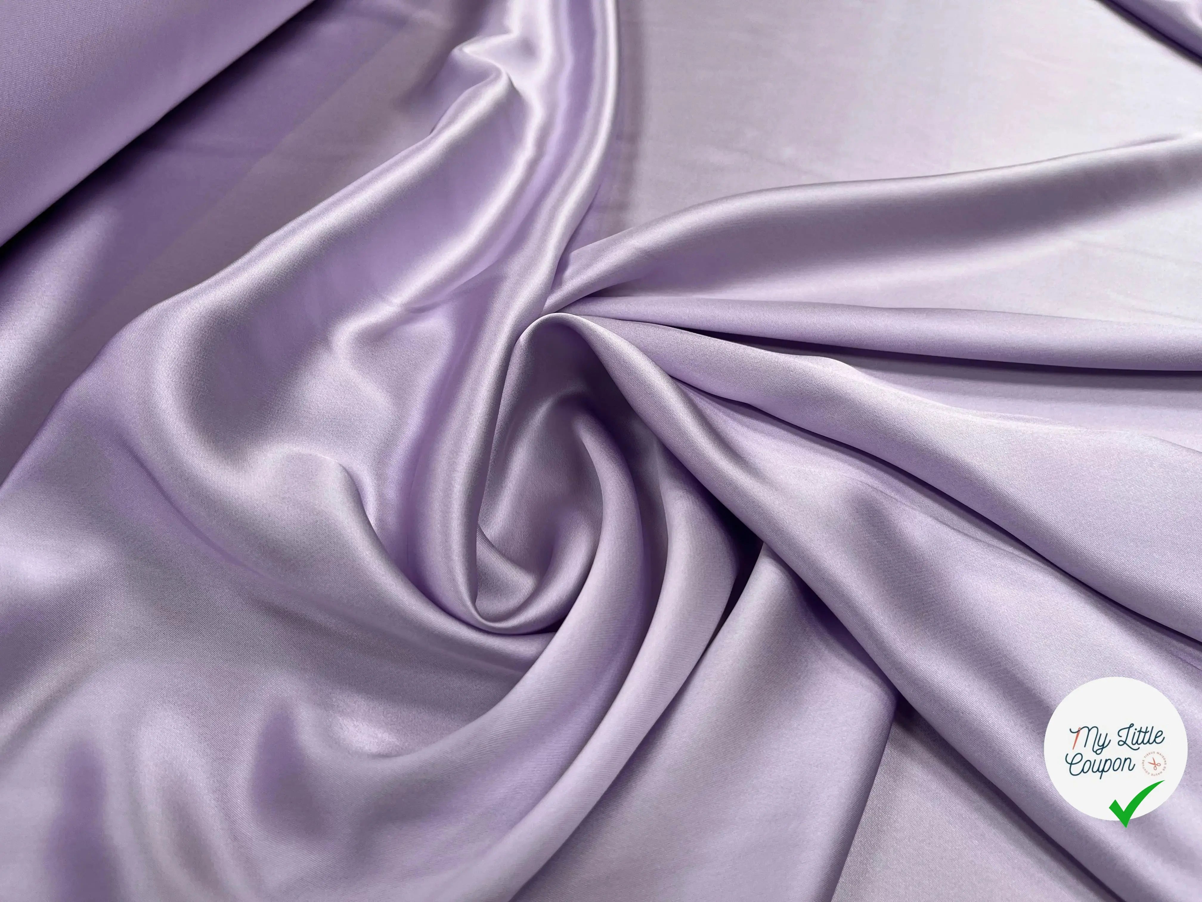 CREPE ENVERS SATIN VISCOSE SALT PINK - My Little Coupon