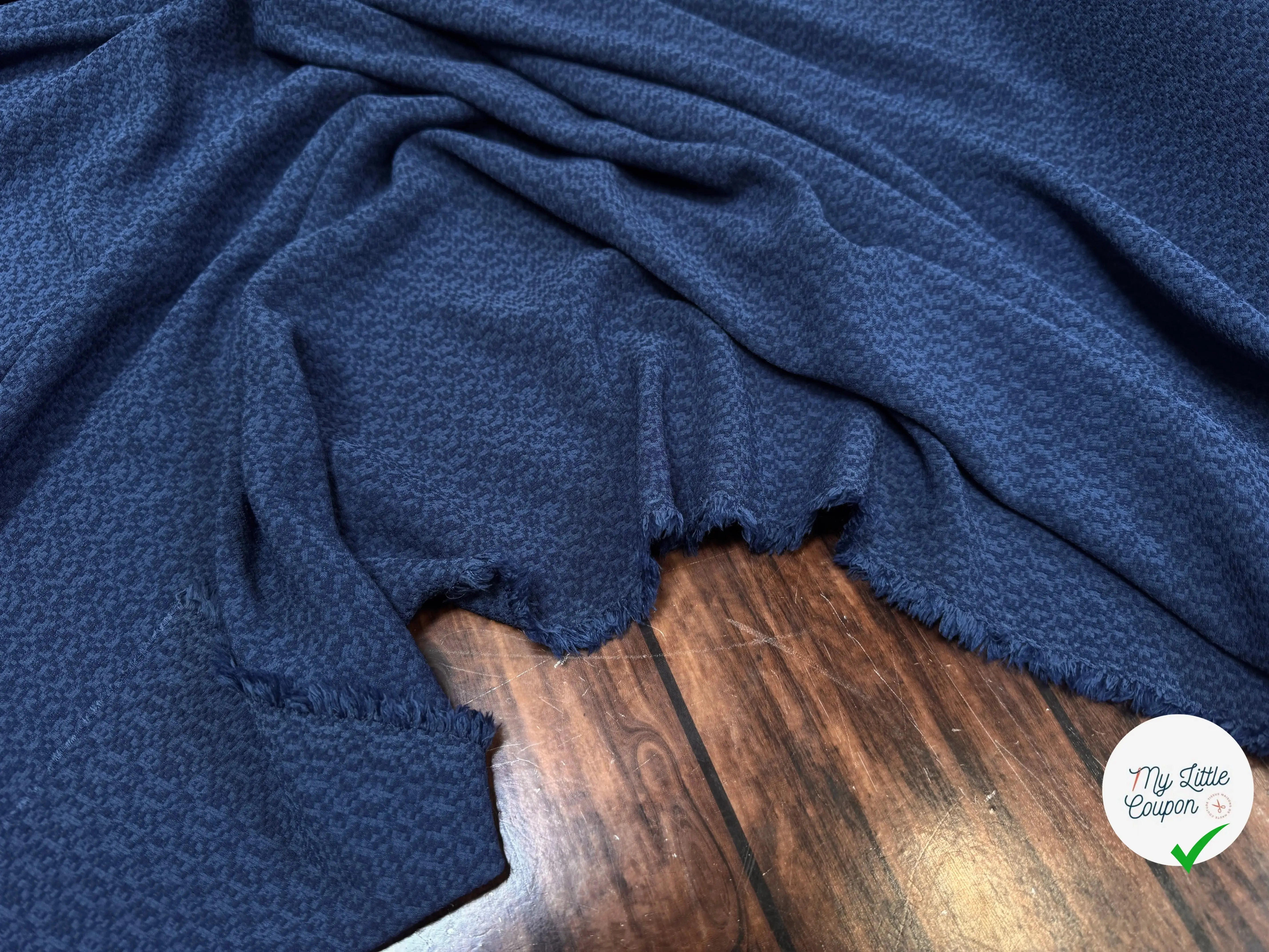 CREPE GAUFFRÉ BLEU - My Little Coupon