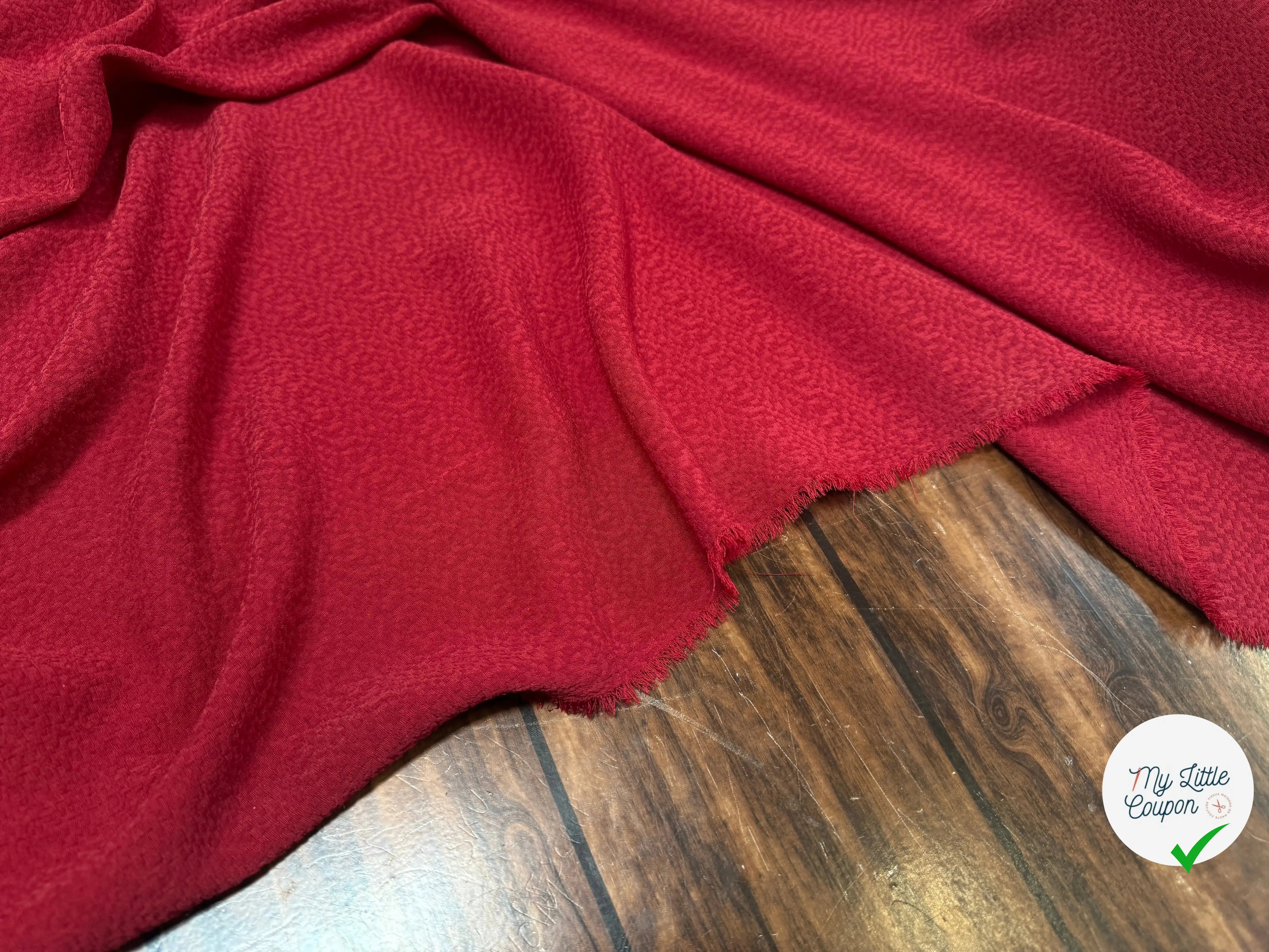 CREPE GAUFFRÉ ROUGE - My Little Coupon