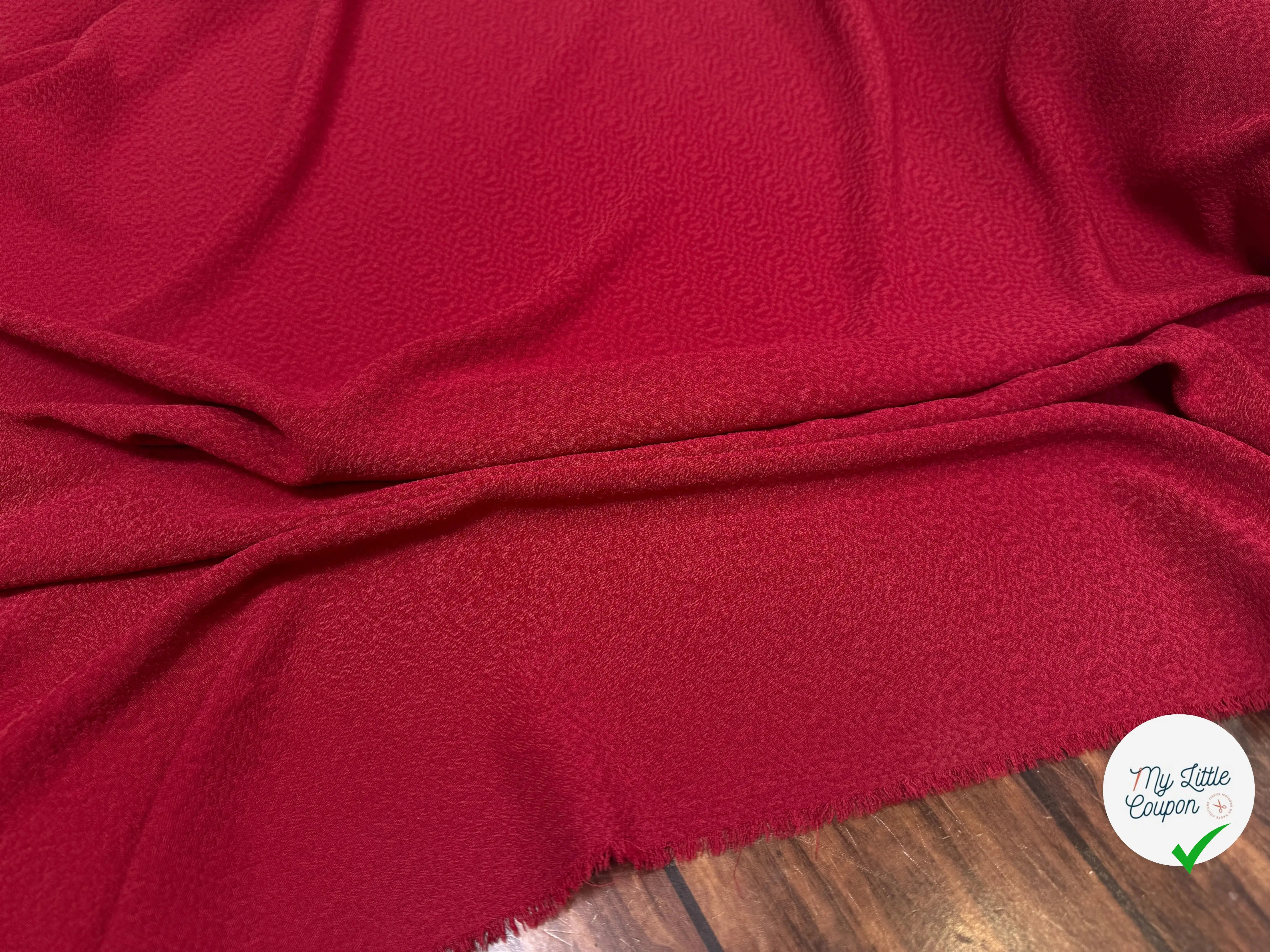 CREPE GAUFFRÉ ROUGE - My Little Coupon