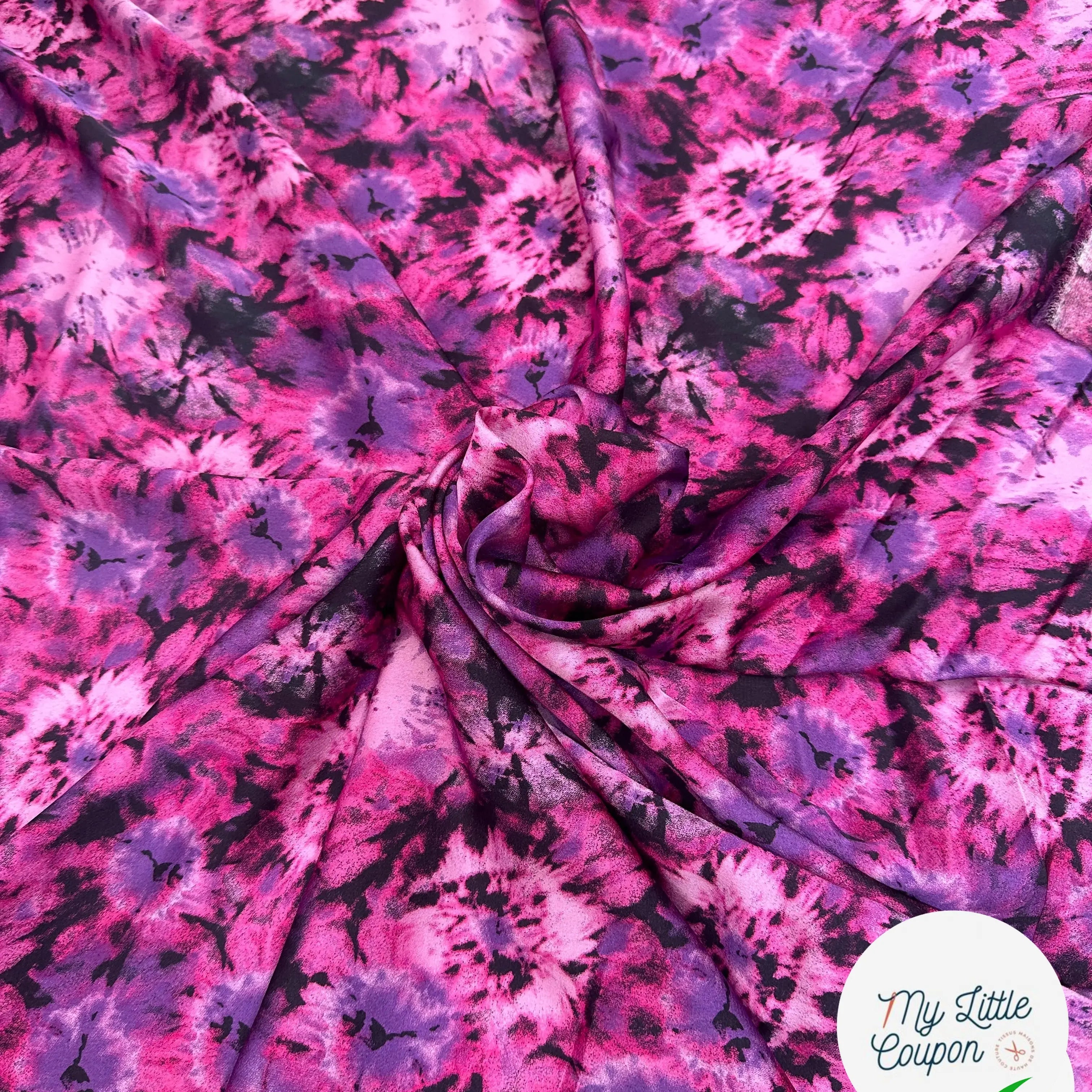 CRÊPE LÉGÈREMENT SATINÉ FESTIVAL TROPICAL MLC INTERN