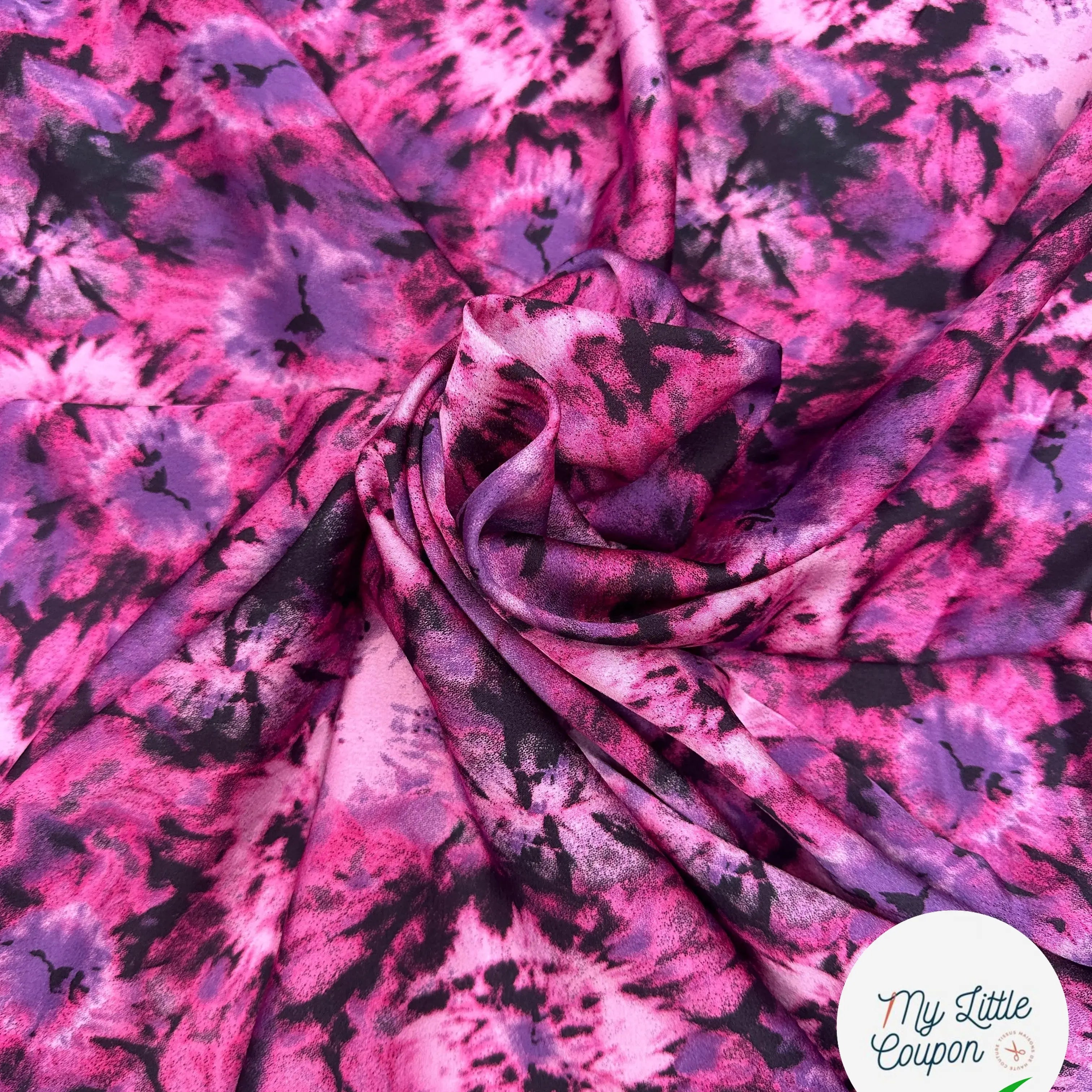 CRÊPE LÉGÈREMENT SATINÉ FESTIVAL TROPICAL MLC INTERN