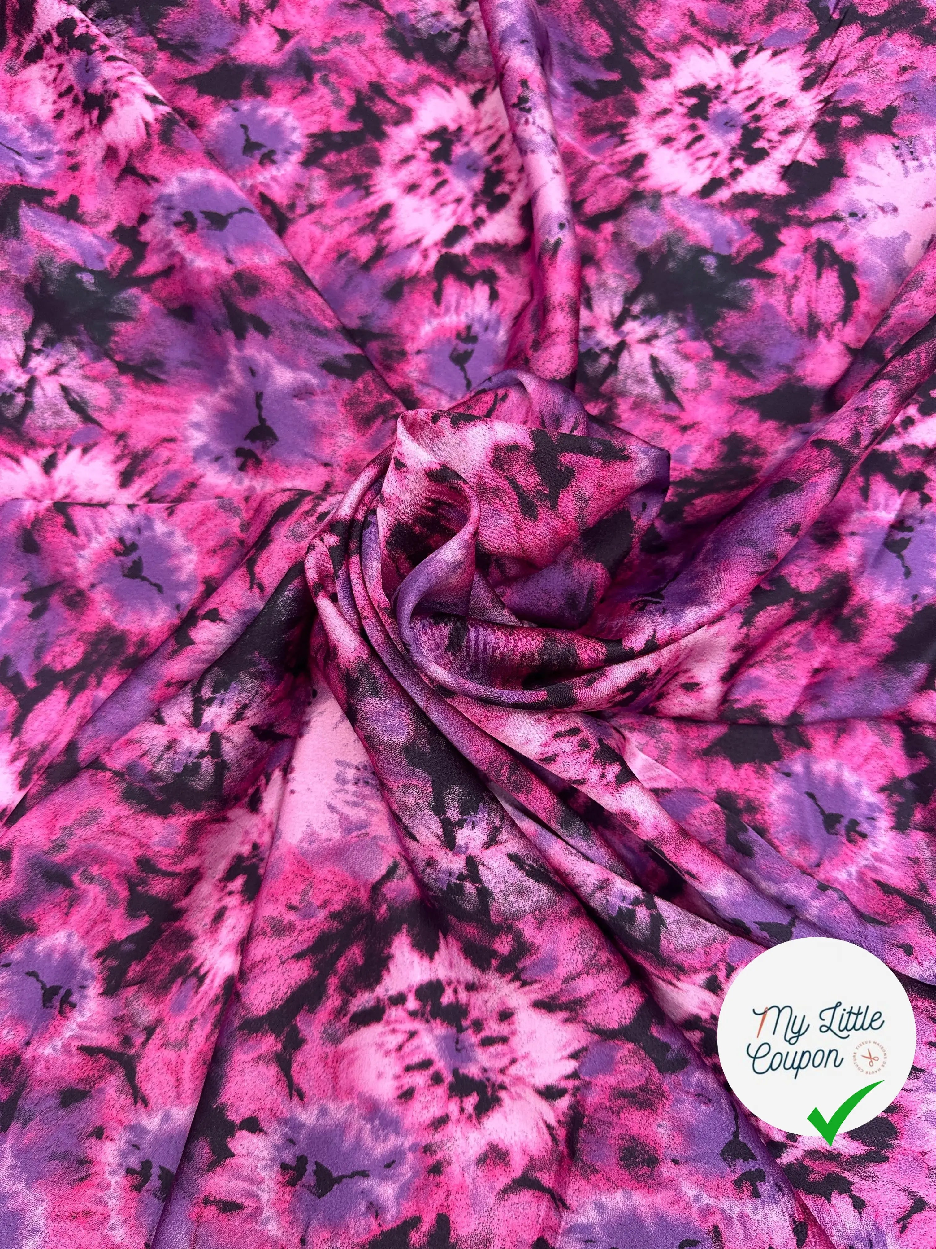 CRÊPE LÉGÈREMENT SATINÉ FESTIVAL TROPICAL MLC INTERN