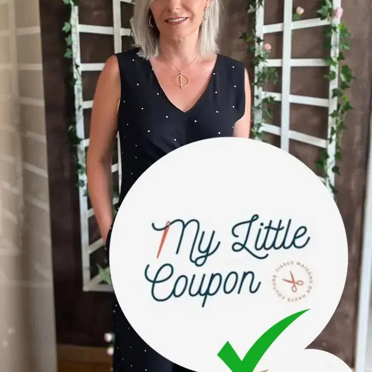 CRÊPE MAROCAIN VISCOSE IMPRIMÉ FLOCONS DE PETITS POIS MSO