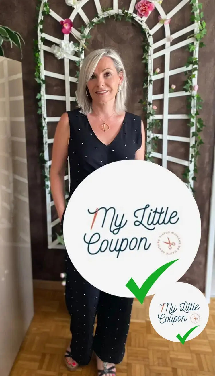 CRÊPE MAROCAIN VISCOSE IMPRIMÉ FLOCONS DE PETITS POIS MSO